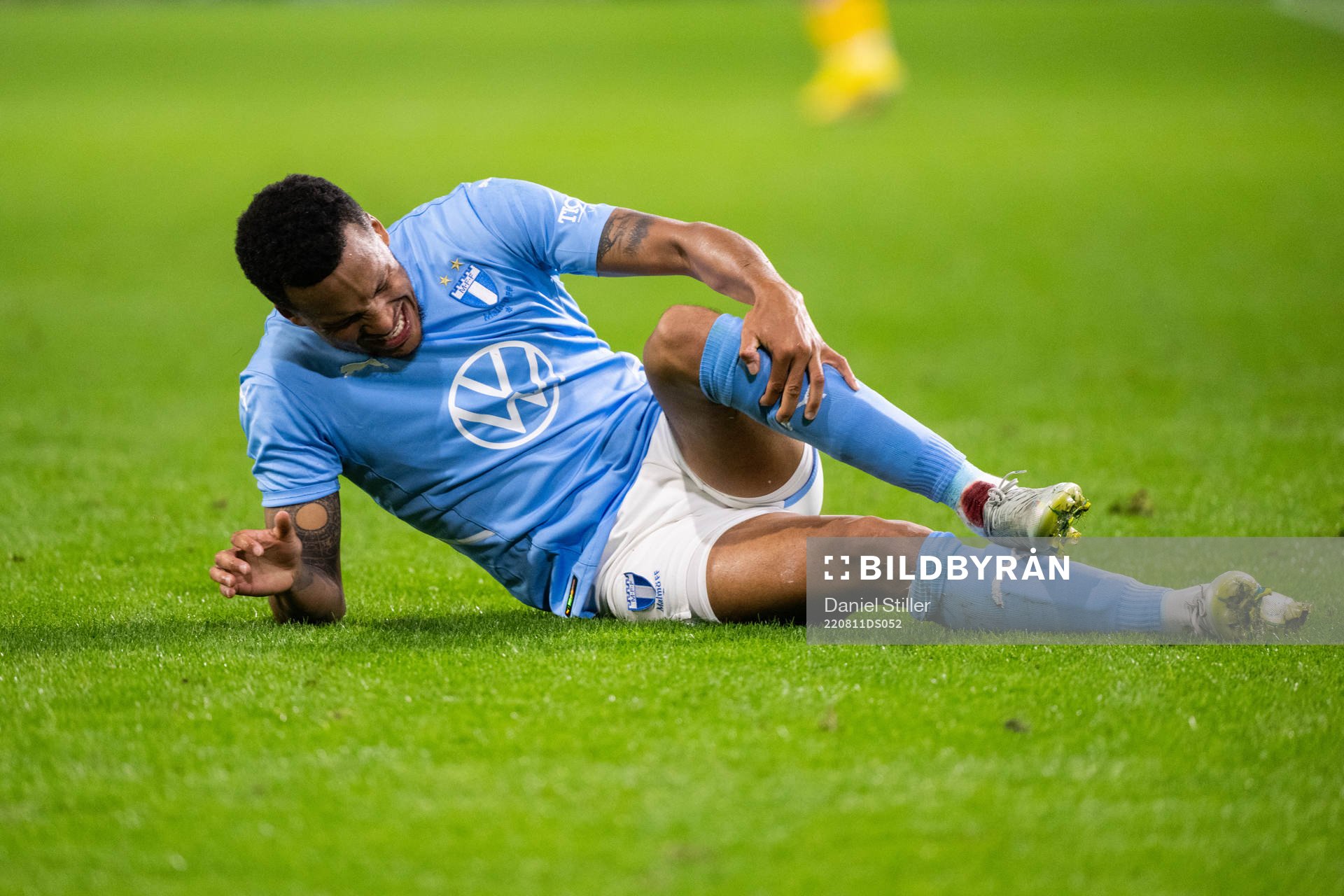 Martin Olsson of Malmö in pain