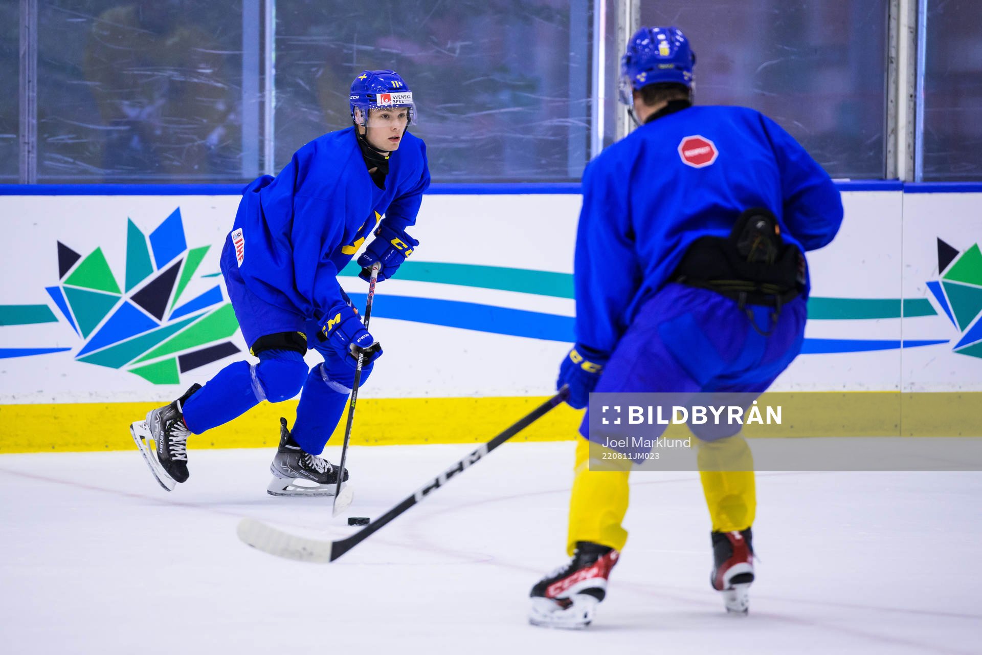 Fabian Lysell of Sweden at a practice session