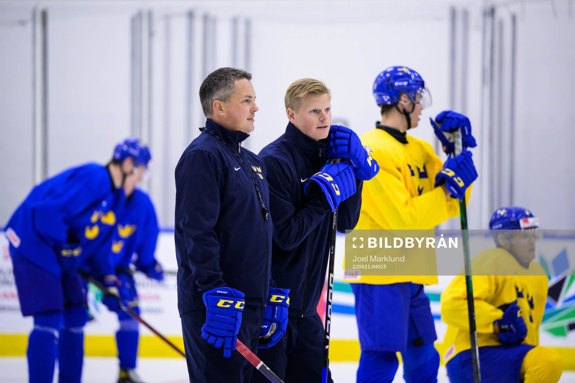Head coach Tomas Montén and assistant coach Patrik