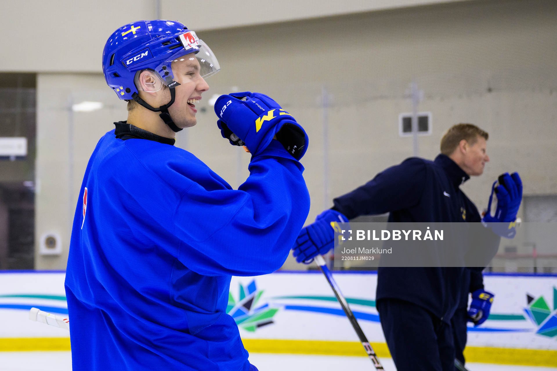 Fabian Lysell of Sweden at a practice session