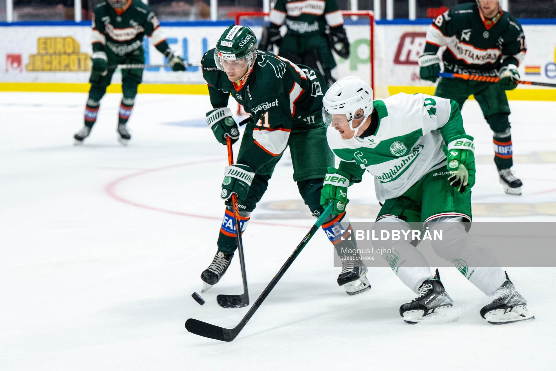 Kristianstads Melker Eriksson och Rögles Anton Bengtsson