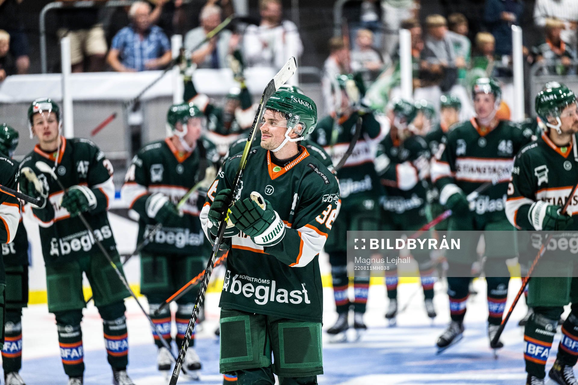 Kristianstads Filip Karlsson jublar