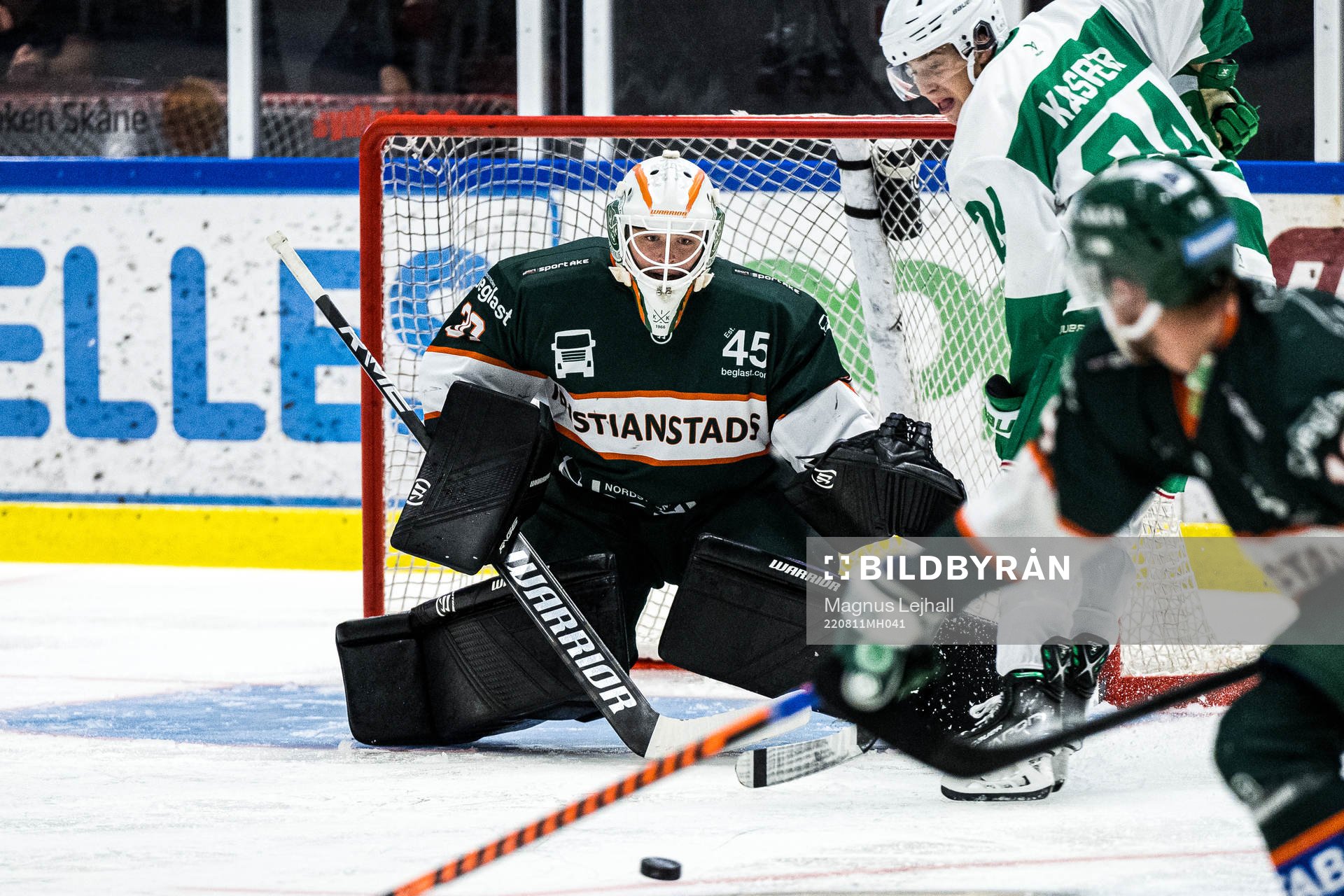 Kristianstads målvakt Filip Larsson