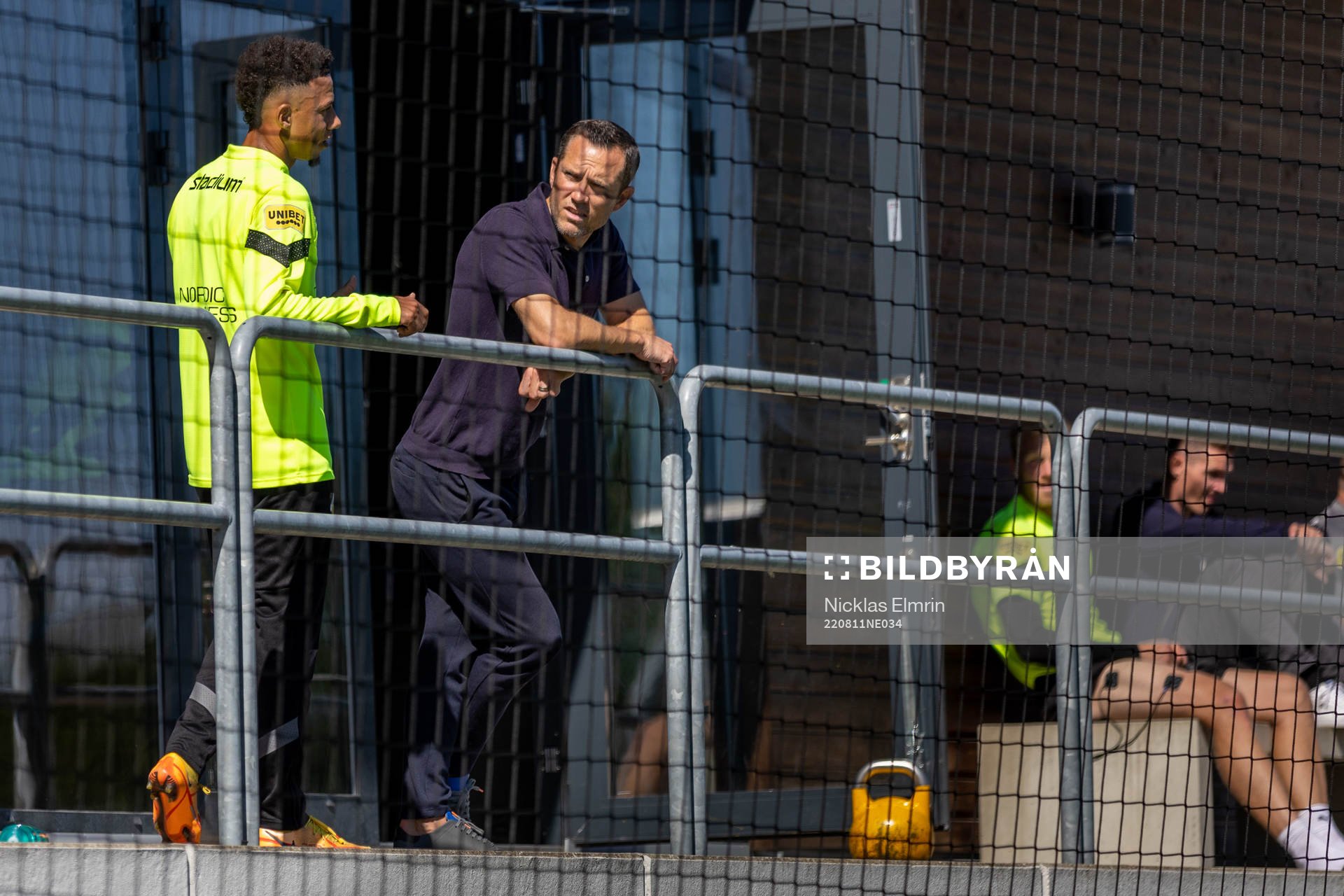 Tobias Sana och Sportchef Martin Ericsson