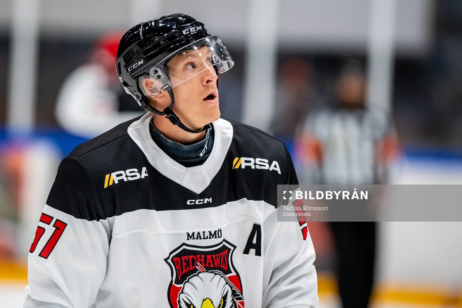 Malmö Redhawks Emil Sylvegård deppar