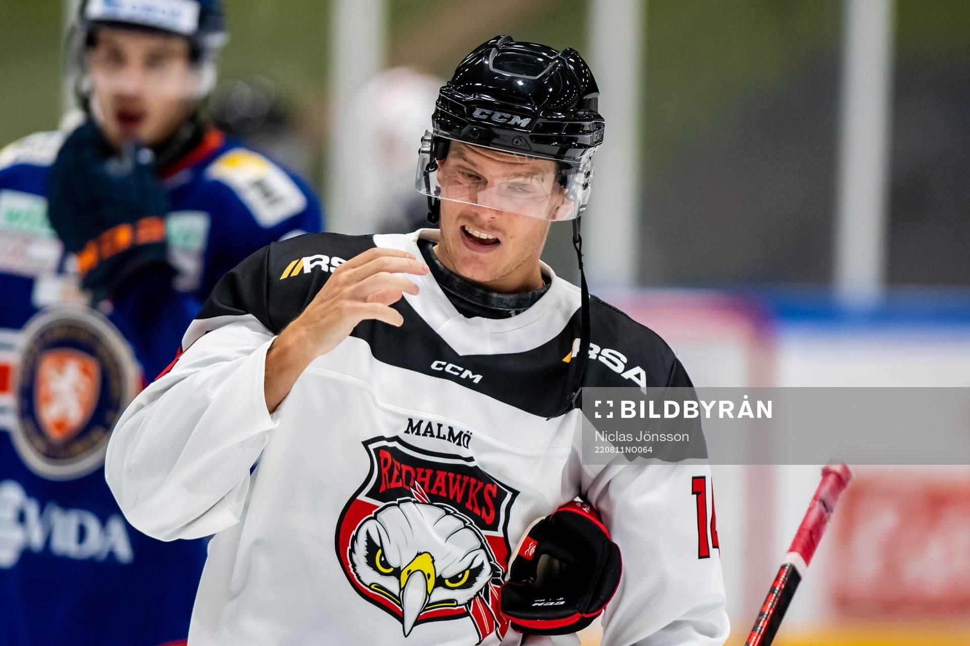 Malmö Redhawks Carl-Johan Lerby deppar