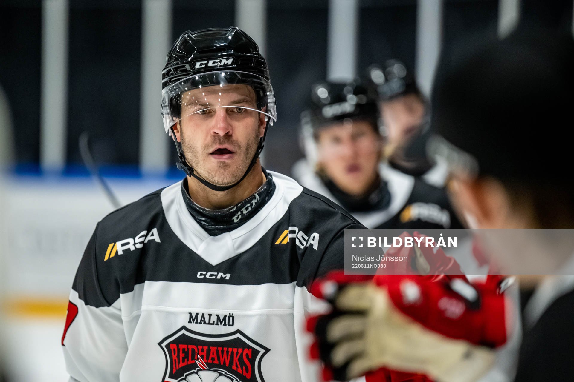 Malmö Redhawks Lance Bouma jublar