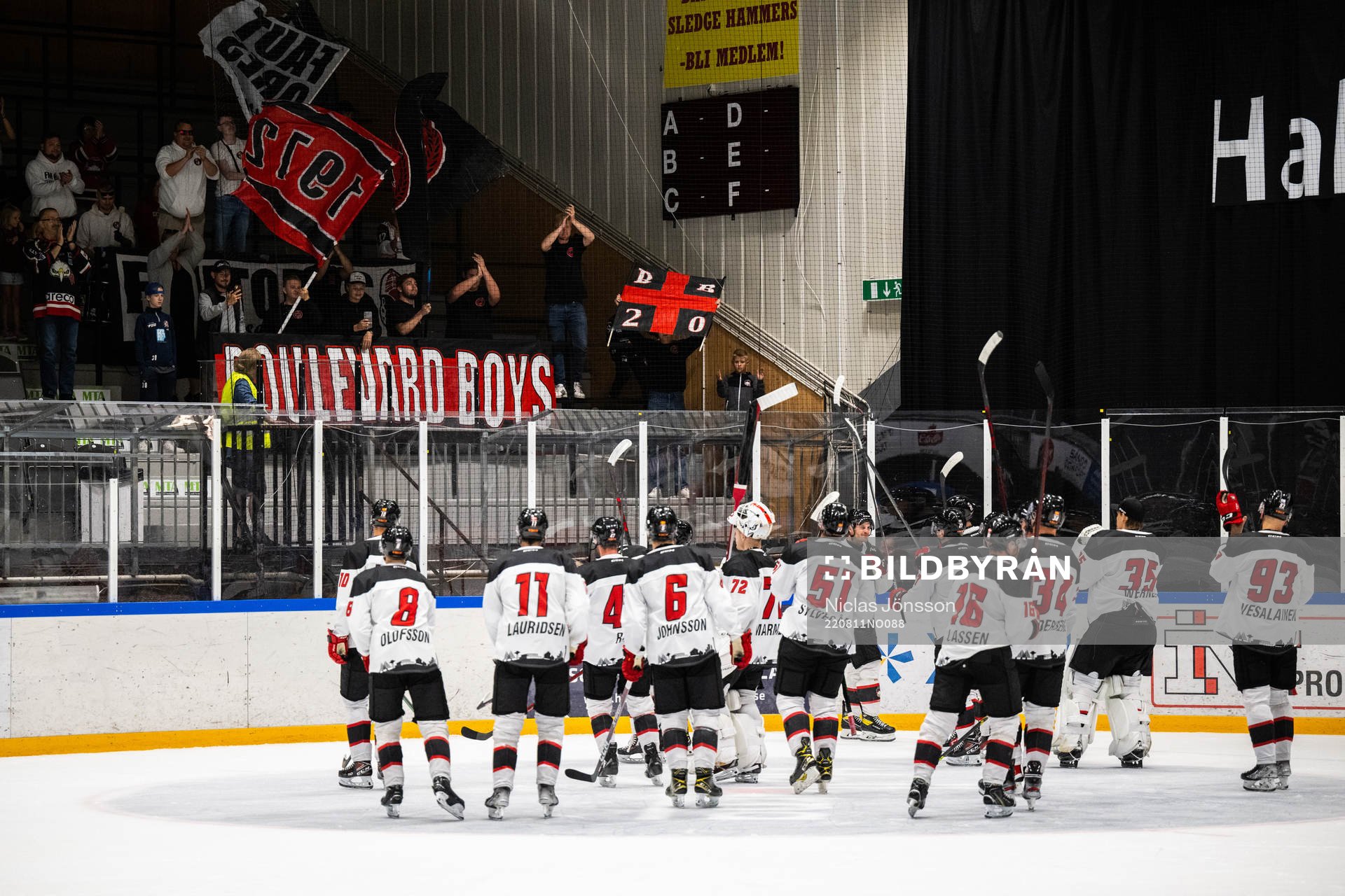 Malmös spelare jublar