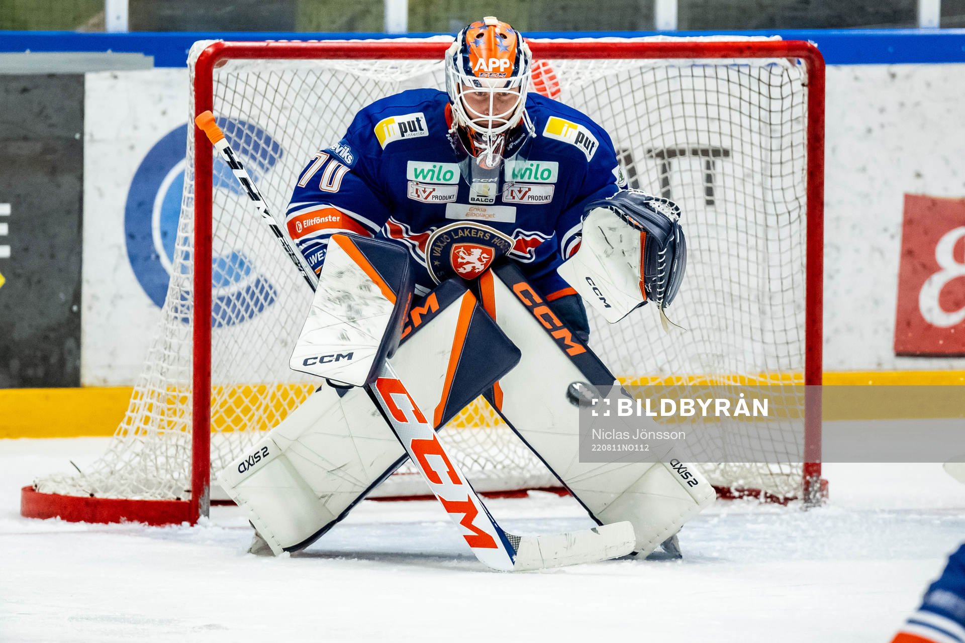 Växjös målvakt Adam Åhman