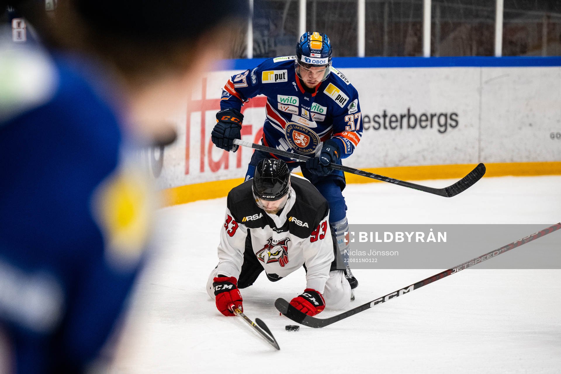 Växjös Glenn Gustafsson och Malmös Kristian Vesalainen