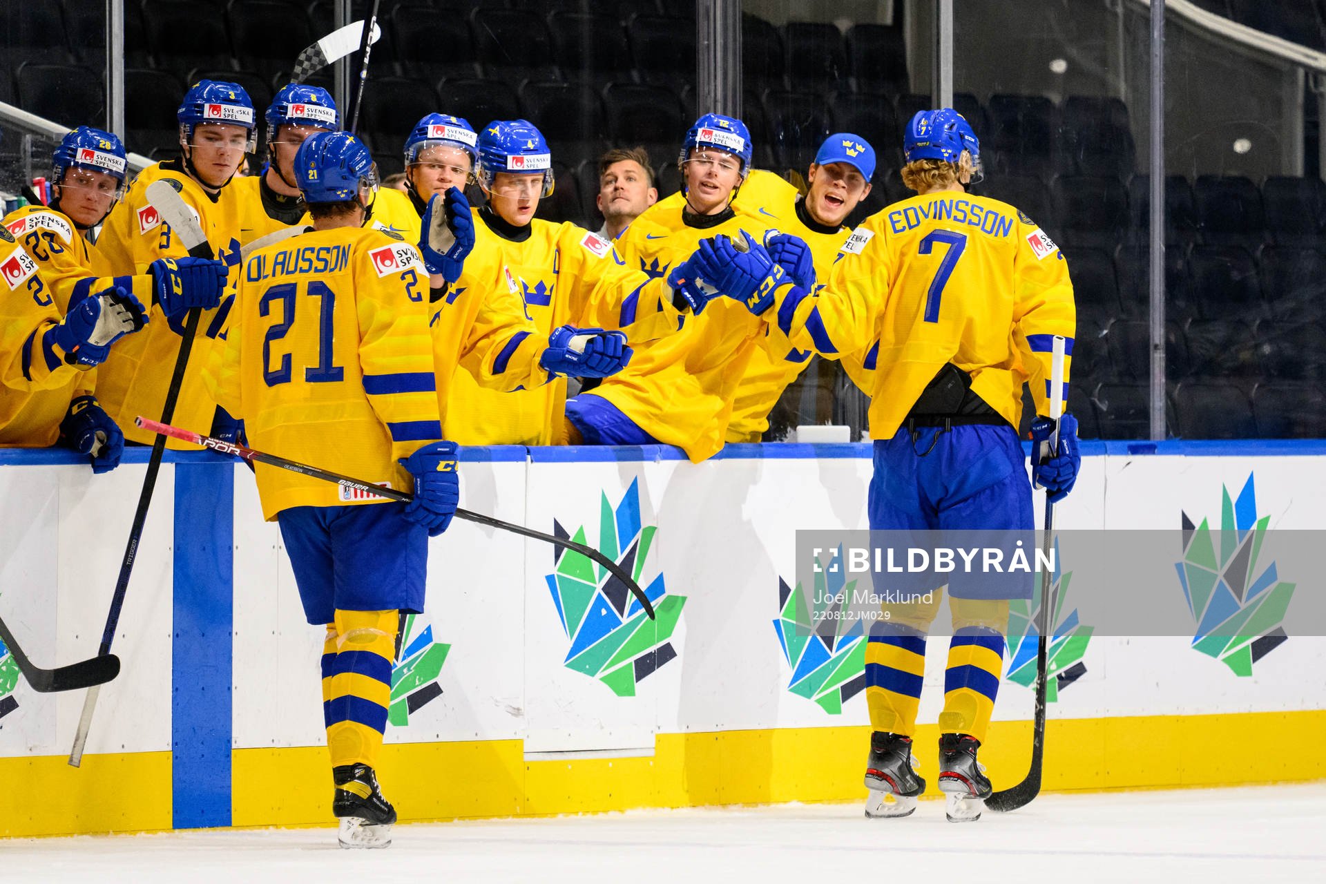 Simon Edvinsson of Sweden celebrates