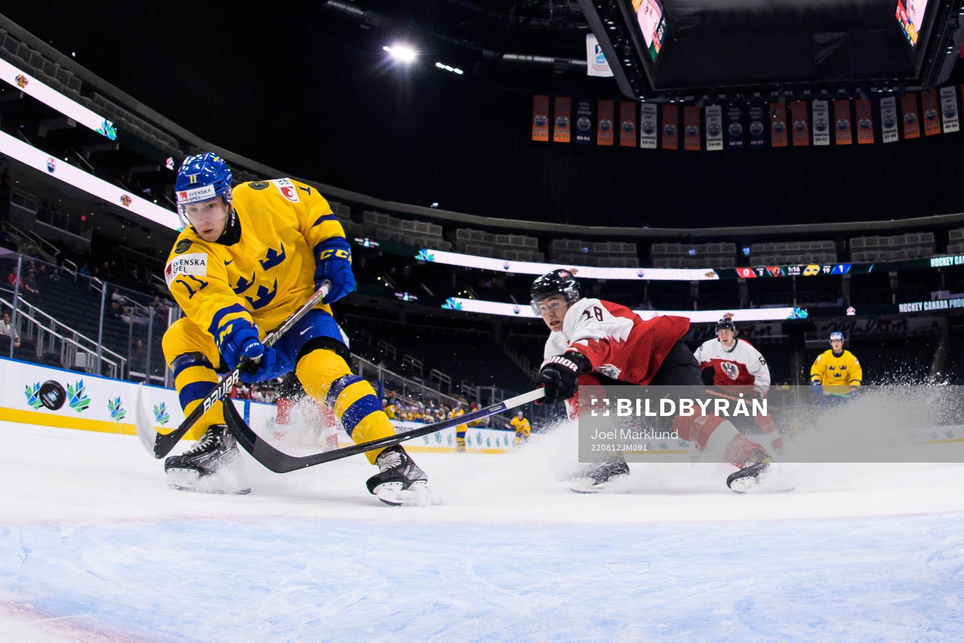Fabian Lysell of Sweden and Martin Urbanek of Austria