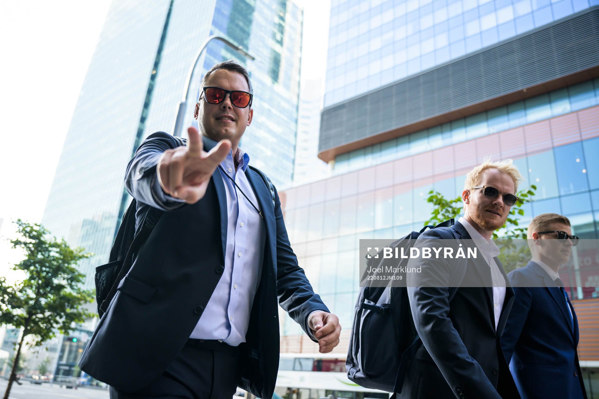 Head coach Tomas Montén, video coach Adam Almqvist and