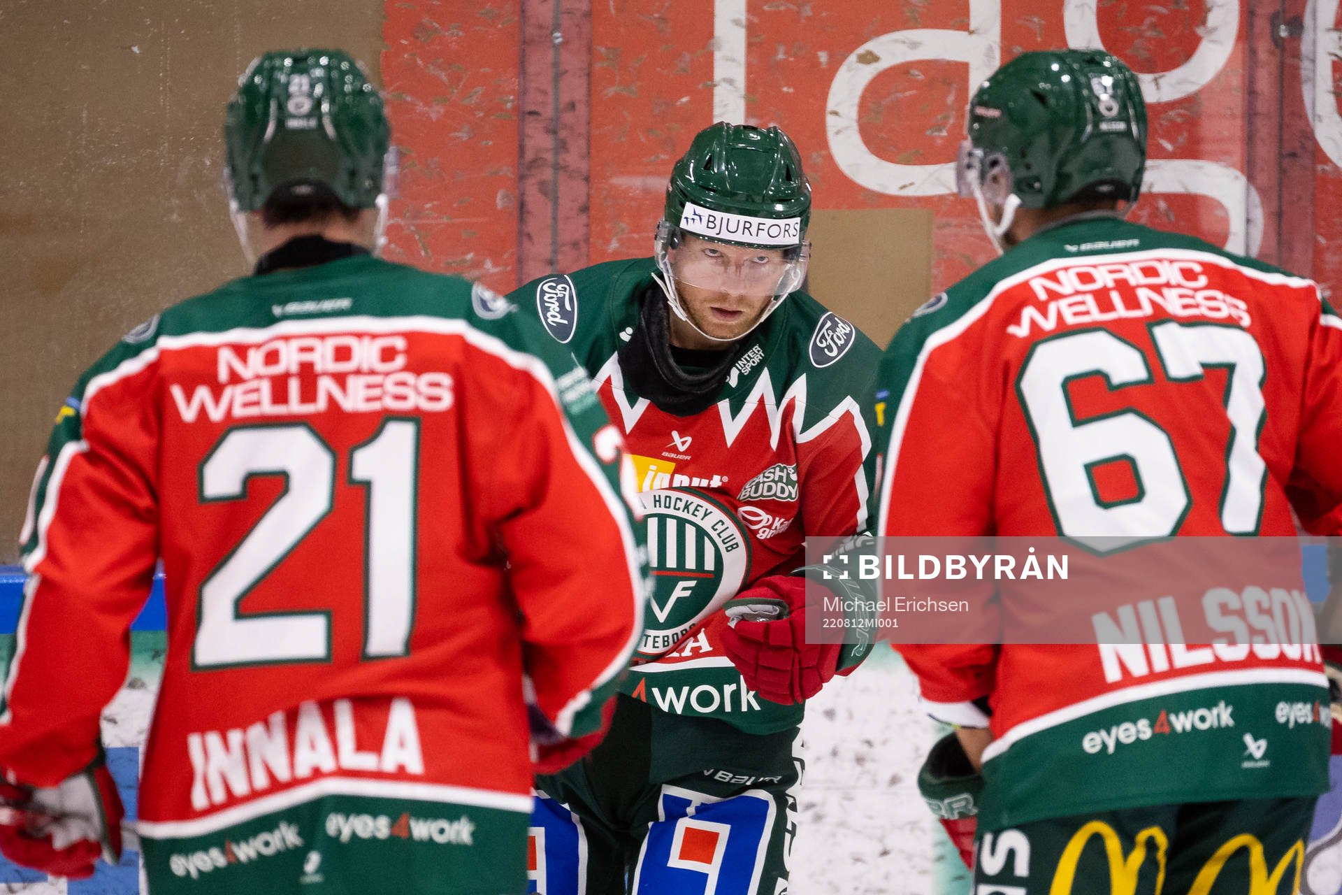 Frölundas Ryan Lasch jublar