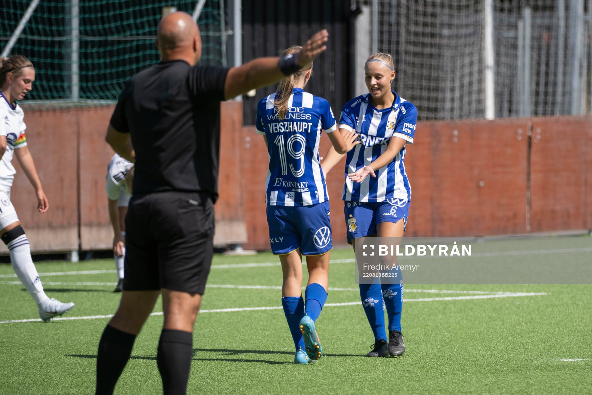 IFK Göteborgs Isabella Veiszhaupt och Filippa Hopkins