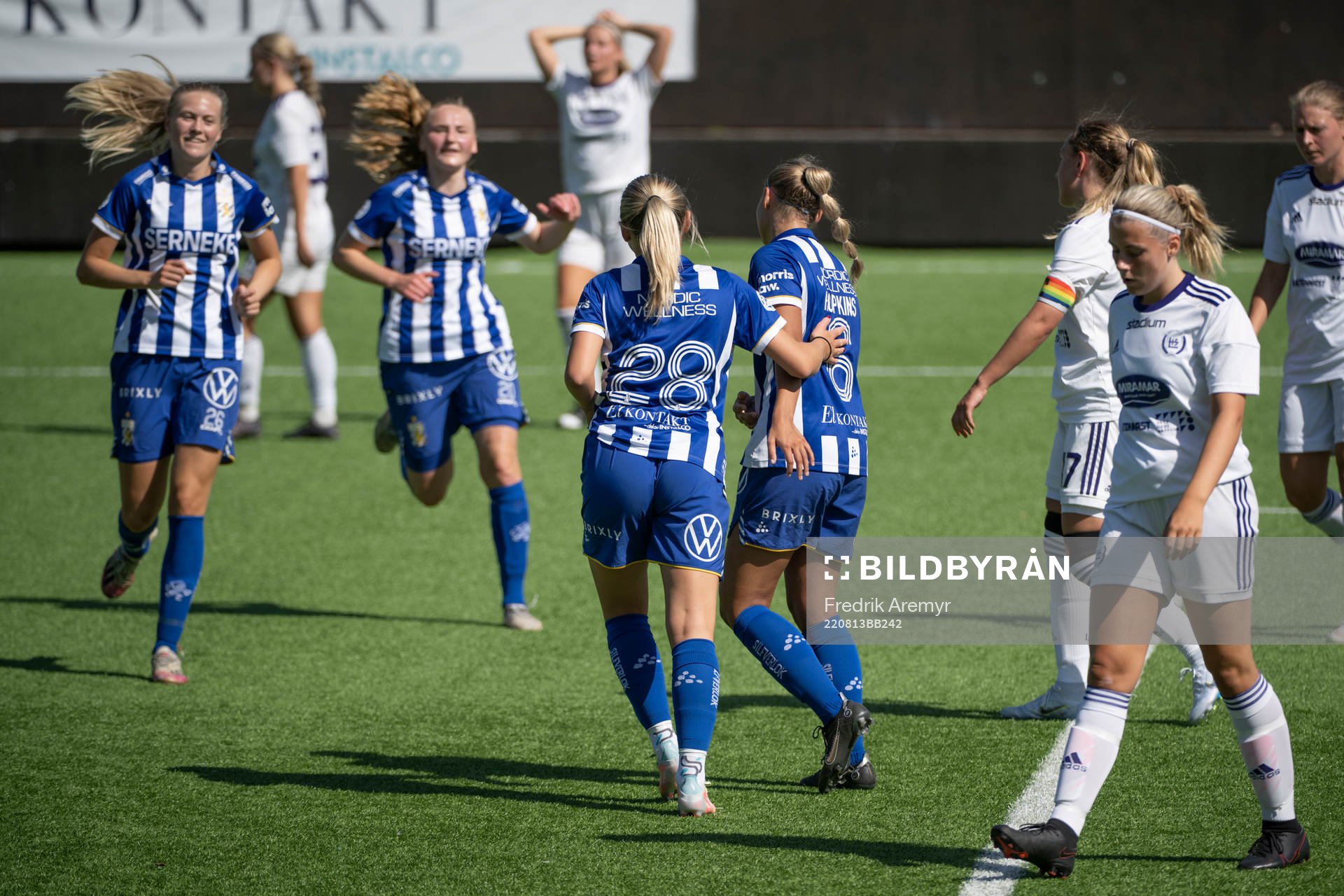 IFK Göteborgs spelare jublar