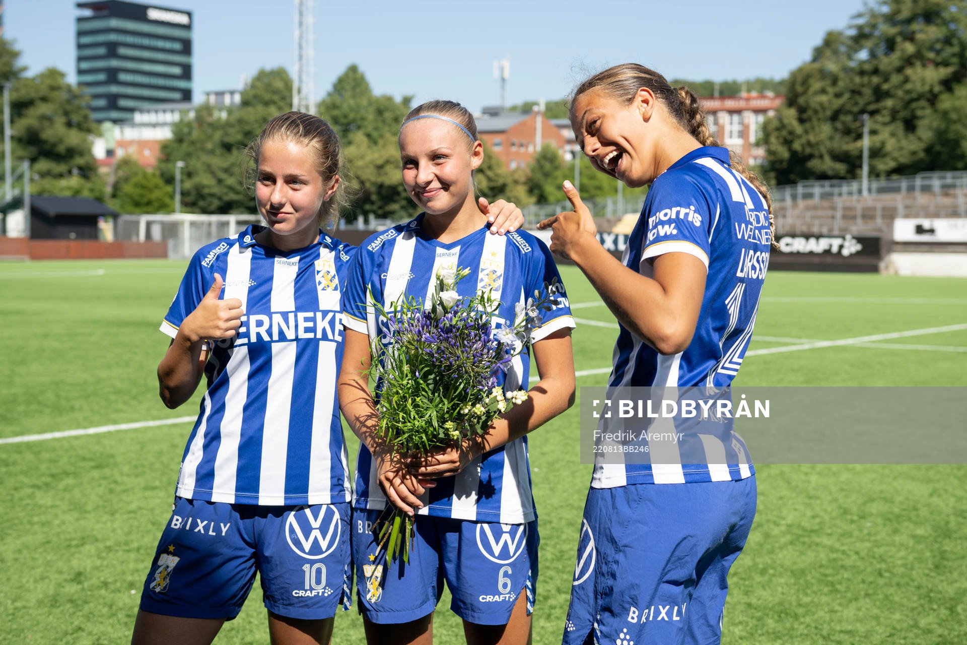 IFK Göteborgs Isabella Svanström, Filippa Hopkins och
