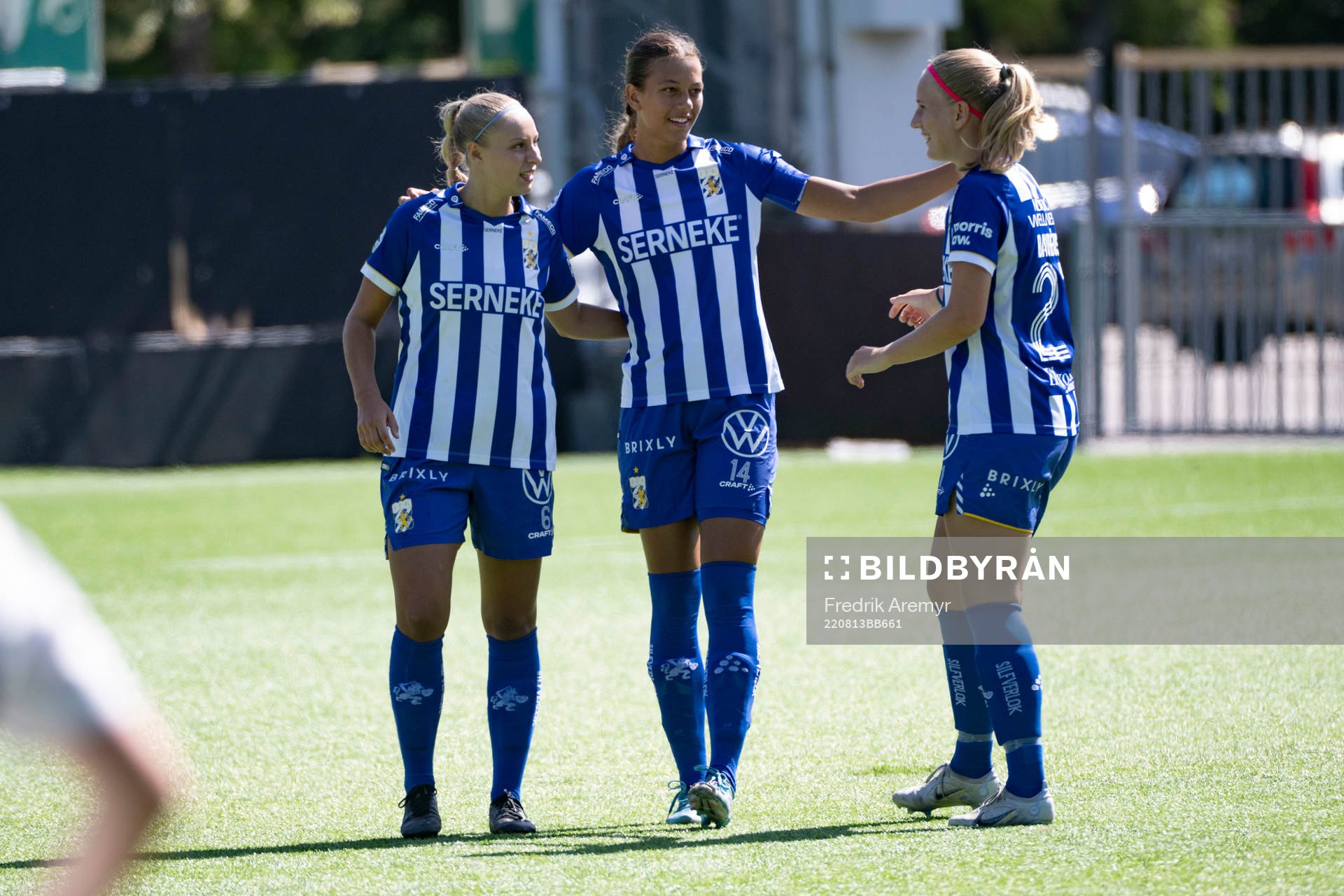 IFK Göteborgs Filippa Hopkins , Lagkapten Malva Larsson
