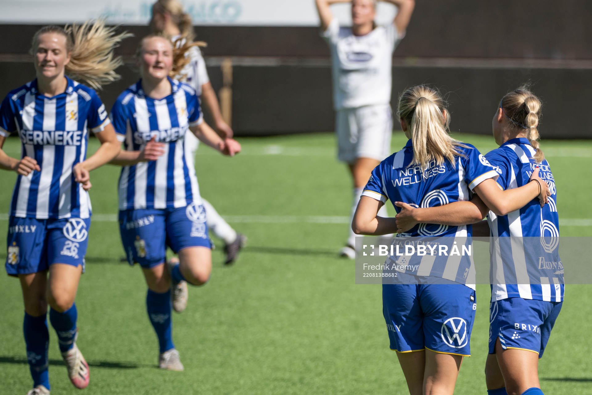 IFK Göteborgs spelare jublar