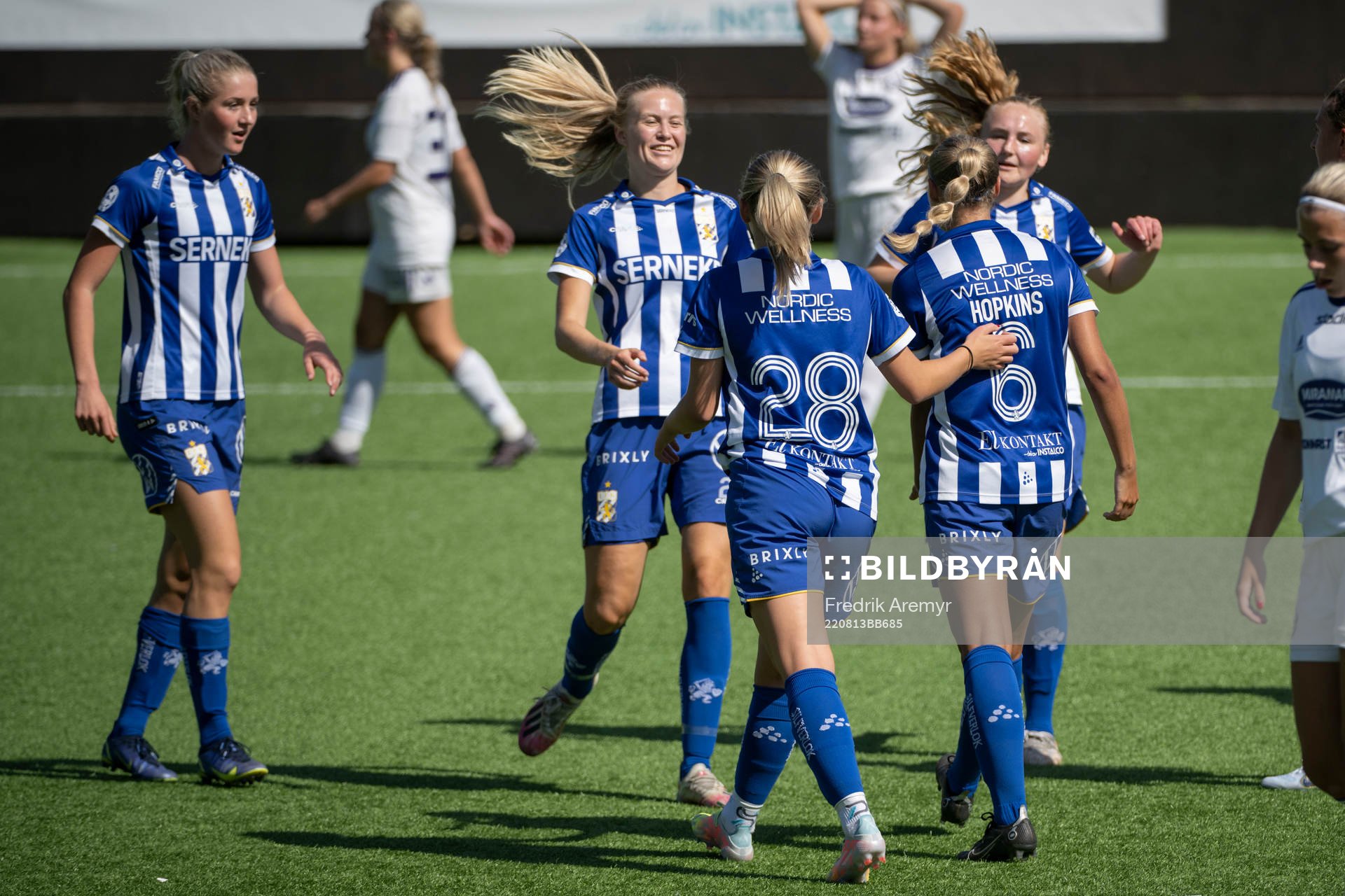 IFK Göteborgs spelare jublar