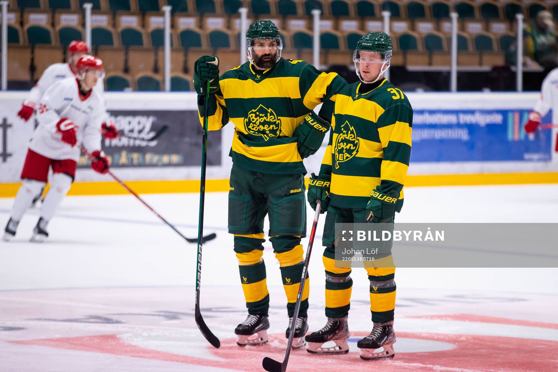 Björklövens Daniel Rahimi och Jacob Andersson
