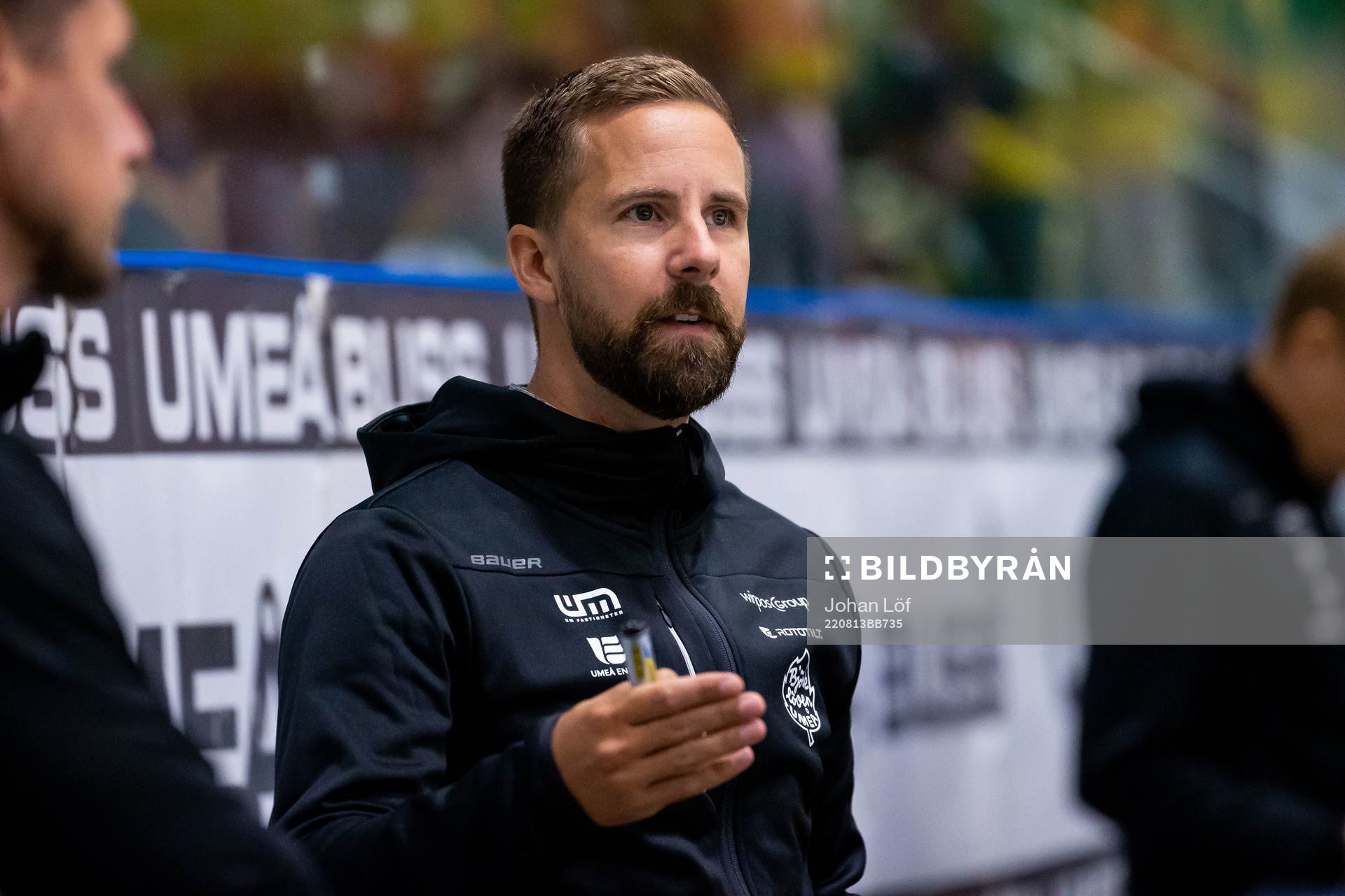 Björklövens tränare Viktor Stråhle