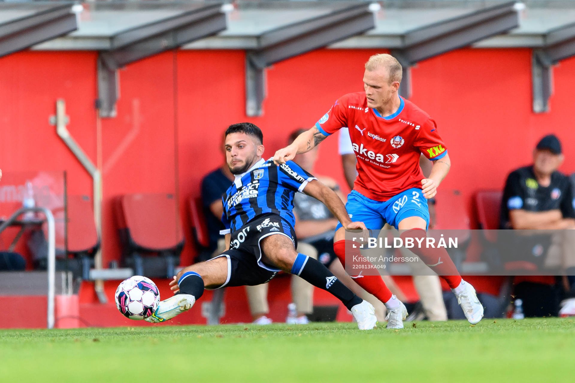 Sirius Edi Sylisufay och Helsingborgs Philip Rejnhold