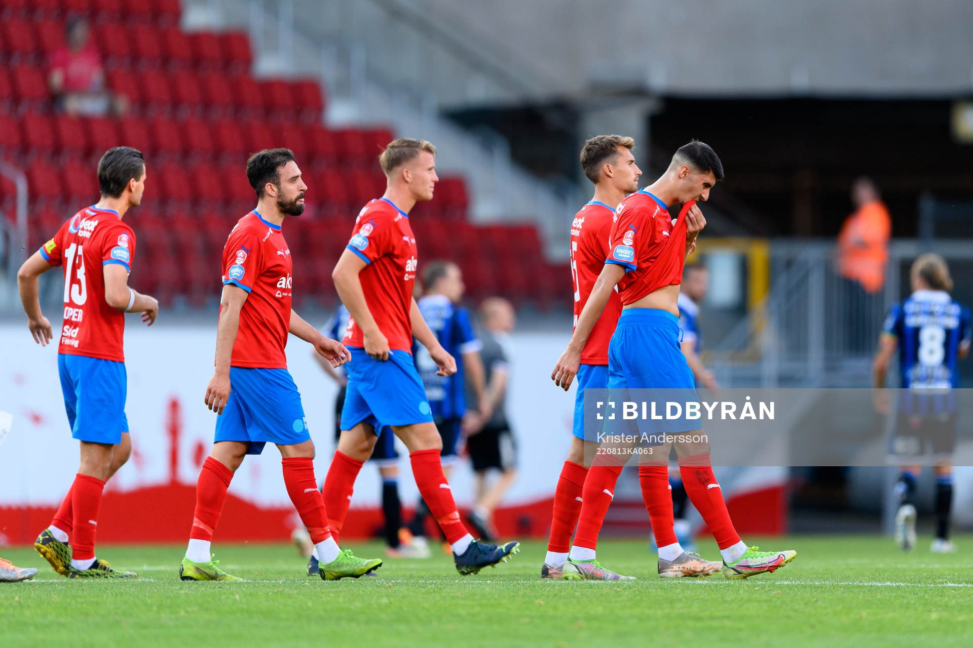 Helsingborgs spelare deppar
