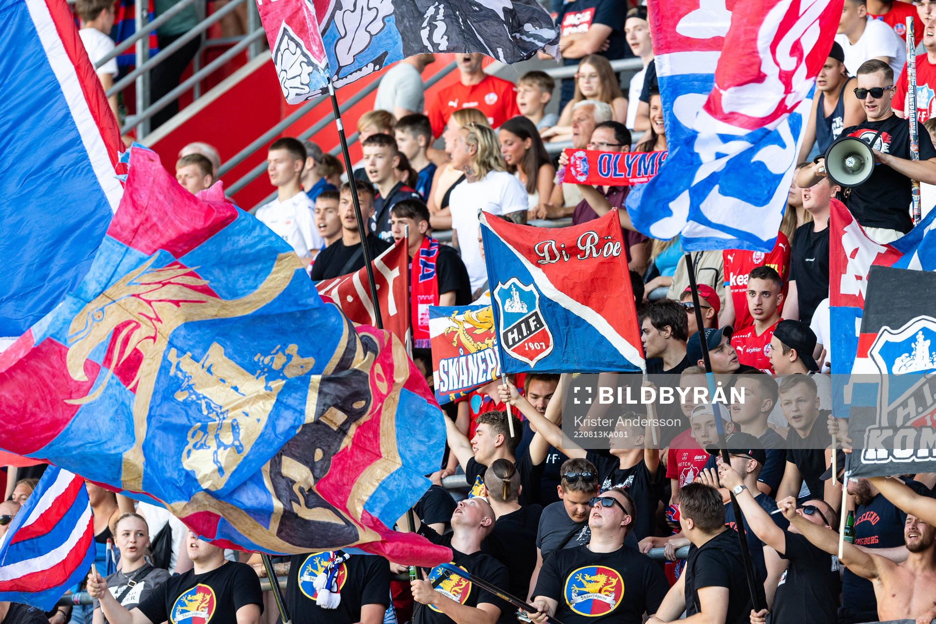 under fotbollsmatchen i Allsvenskan mellan Helsingborg och