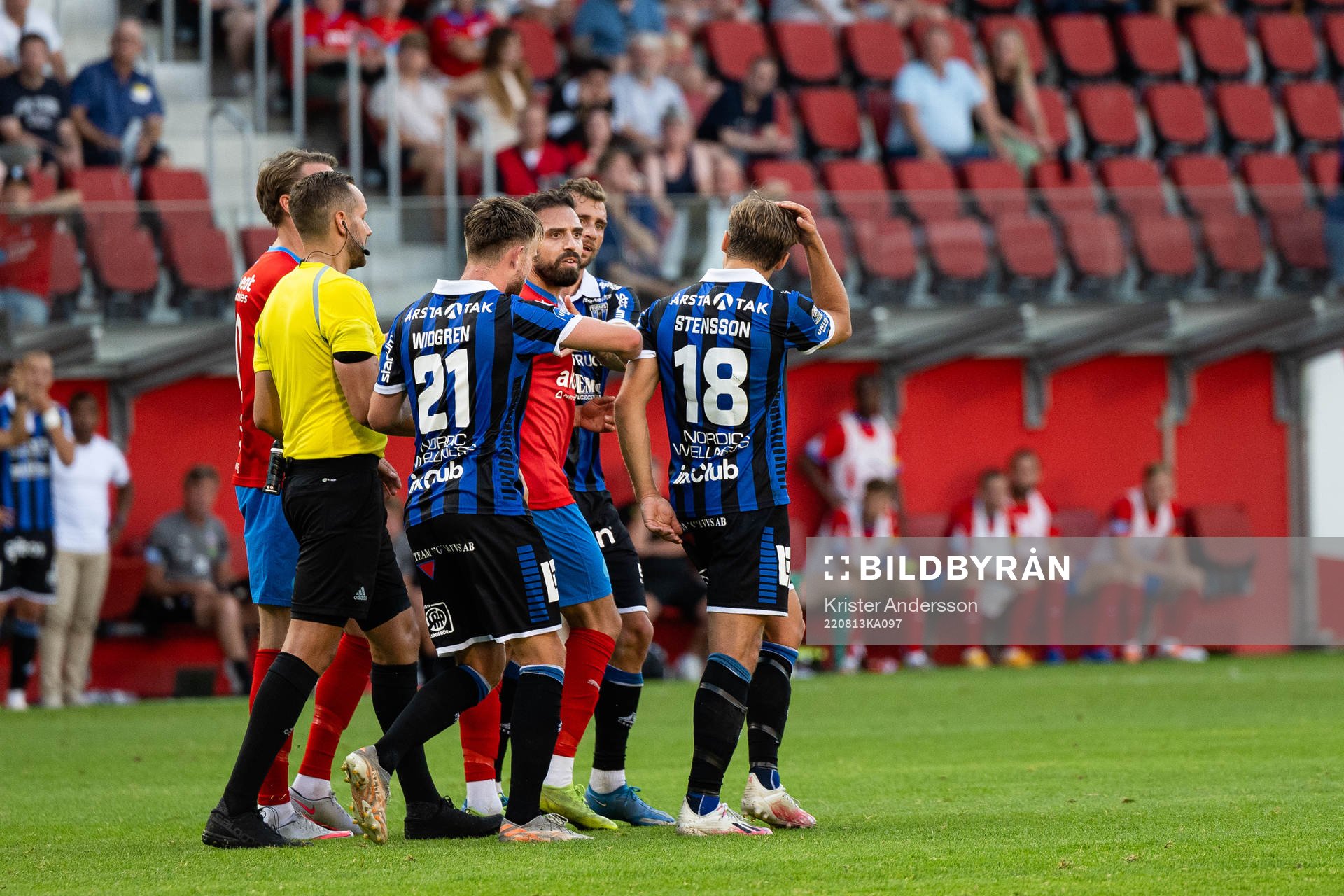 Helsingborgs Abdul Khalili och Sirius Daniel Stensson