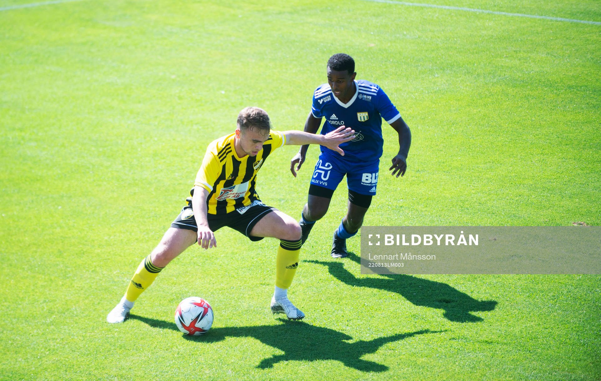 IFK Hässleholms Ludvig Hegdal i matchen i div. 2 mellan