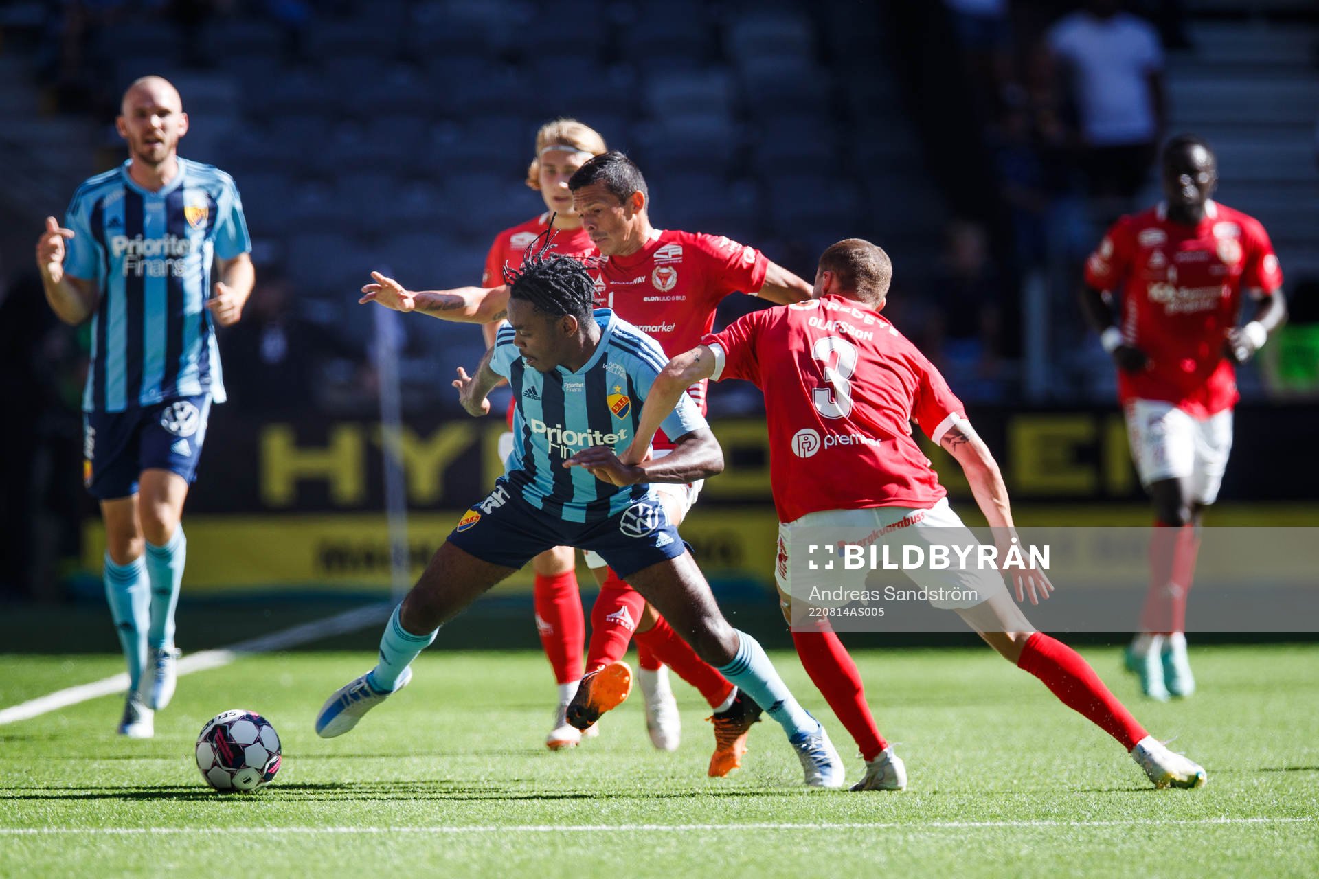 Djurgårdens Joel Asoro och Kalmars Romario Pereira Sipiao