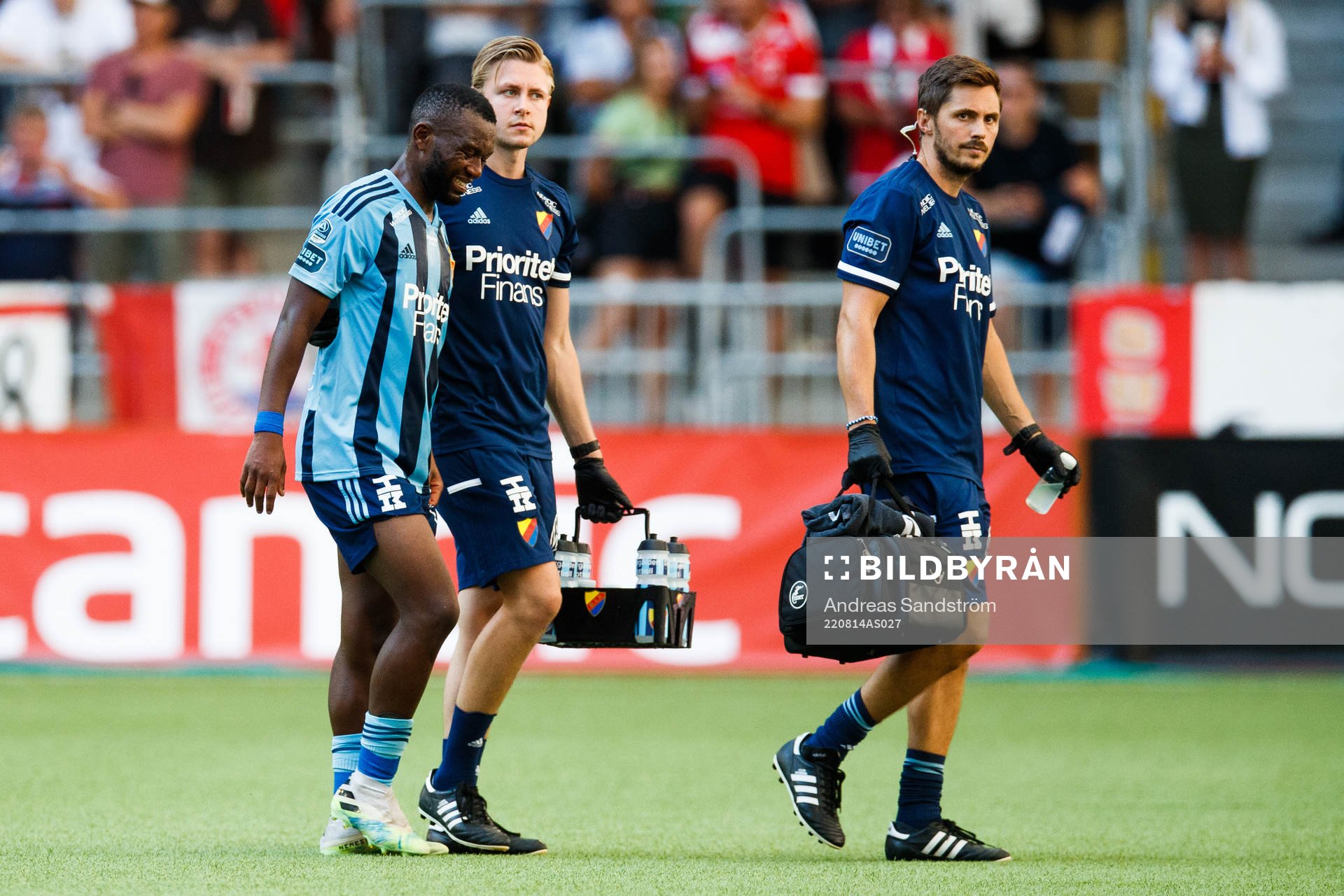 Djurgårdens Emmanuel Banda skadad