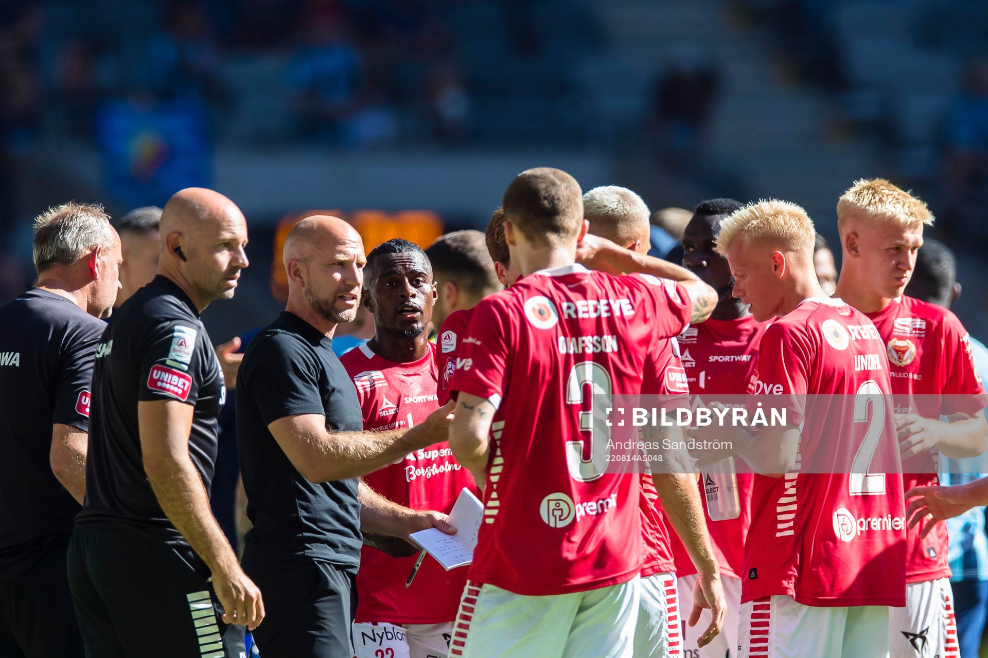 Kalmars tränare Henrik Rydström ger direktiv