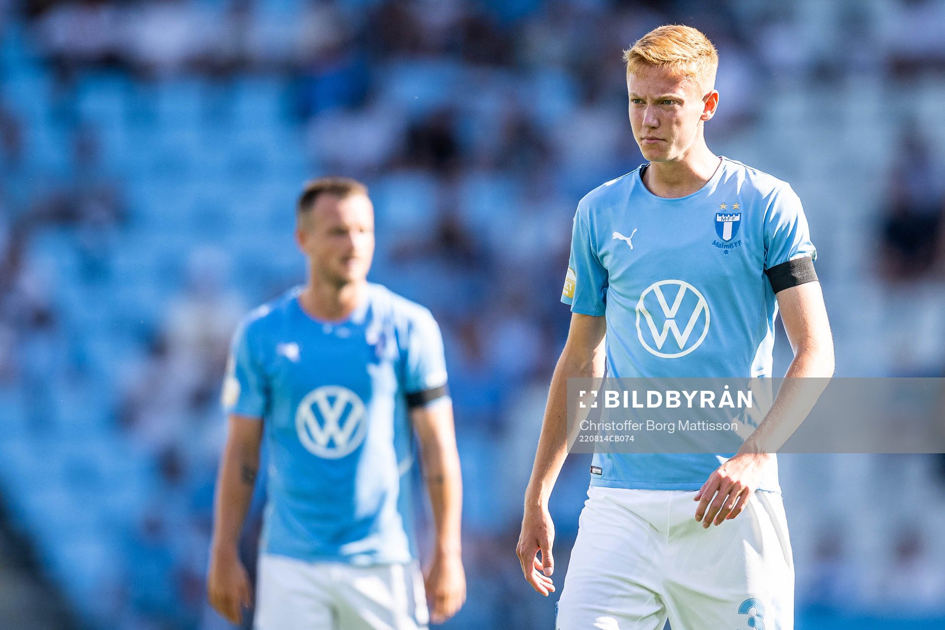 Malmö FFs Hugo Larsson deppar