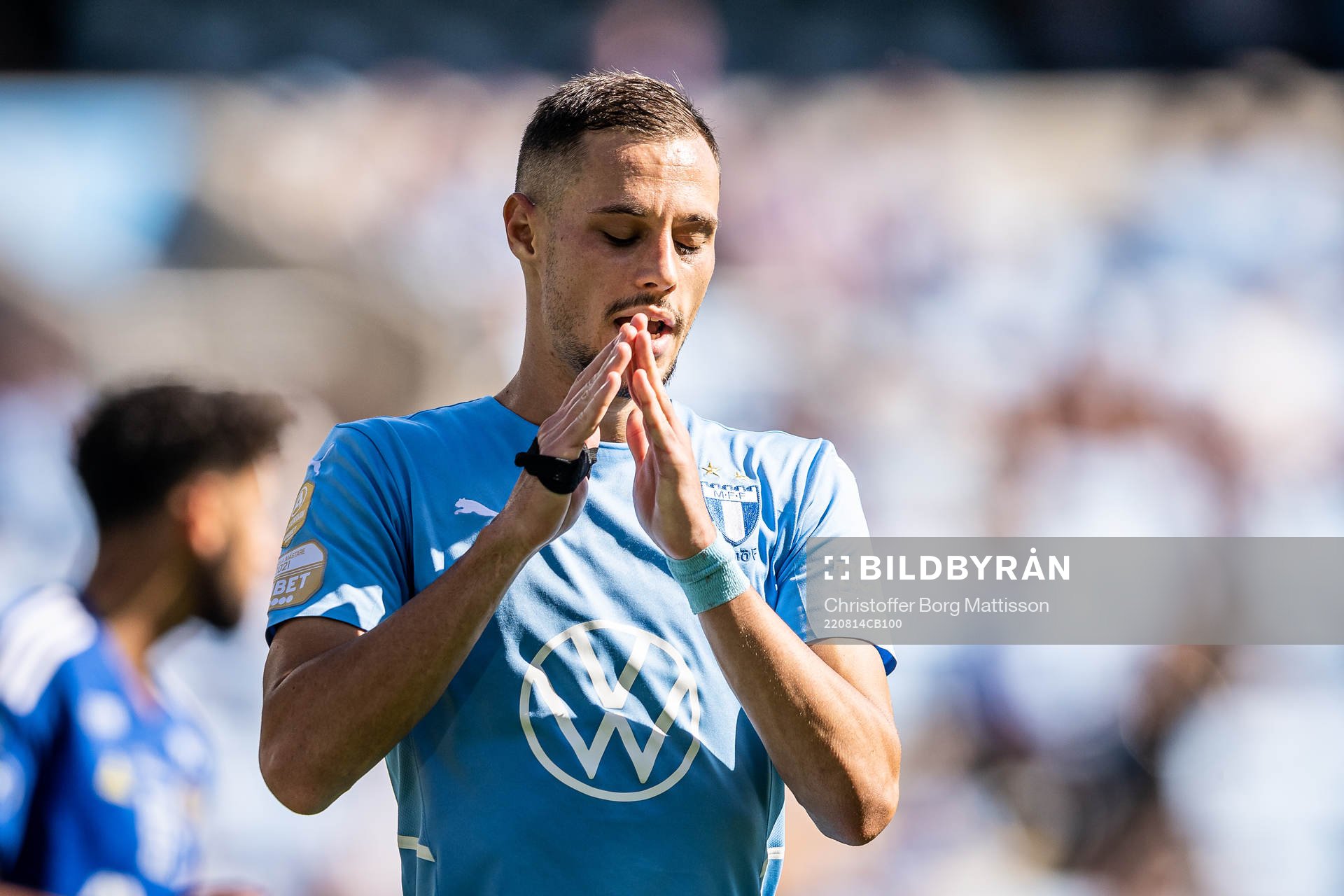 Malmö FFs Veljko Birmancevic reagerar
