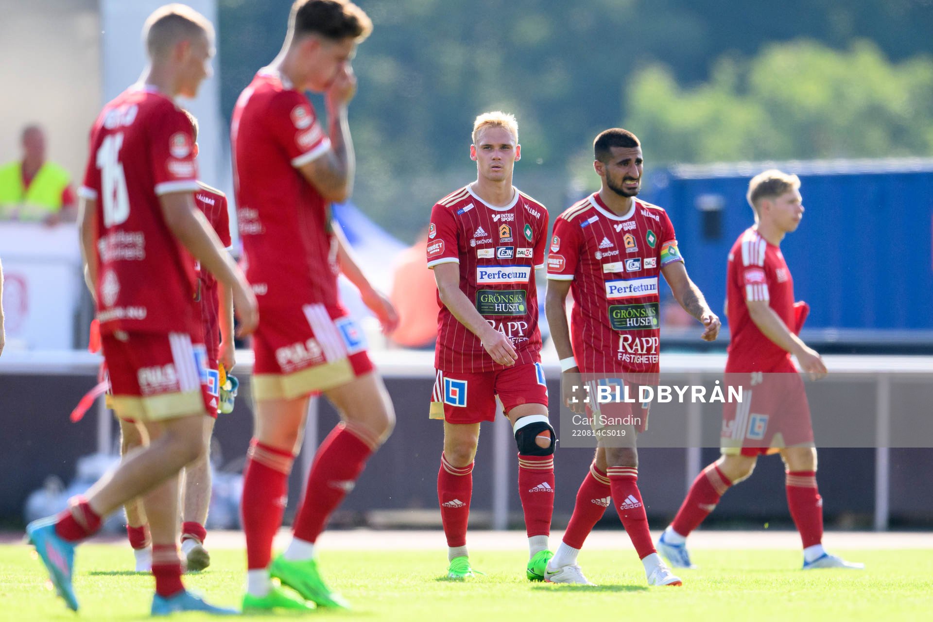 Skövde AIKs Oscar Lennerskog deppar