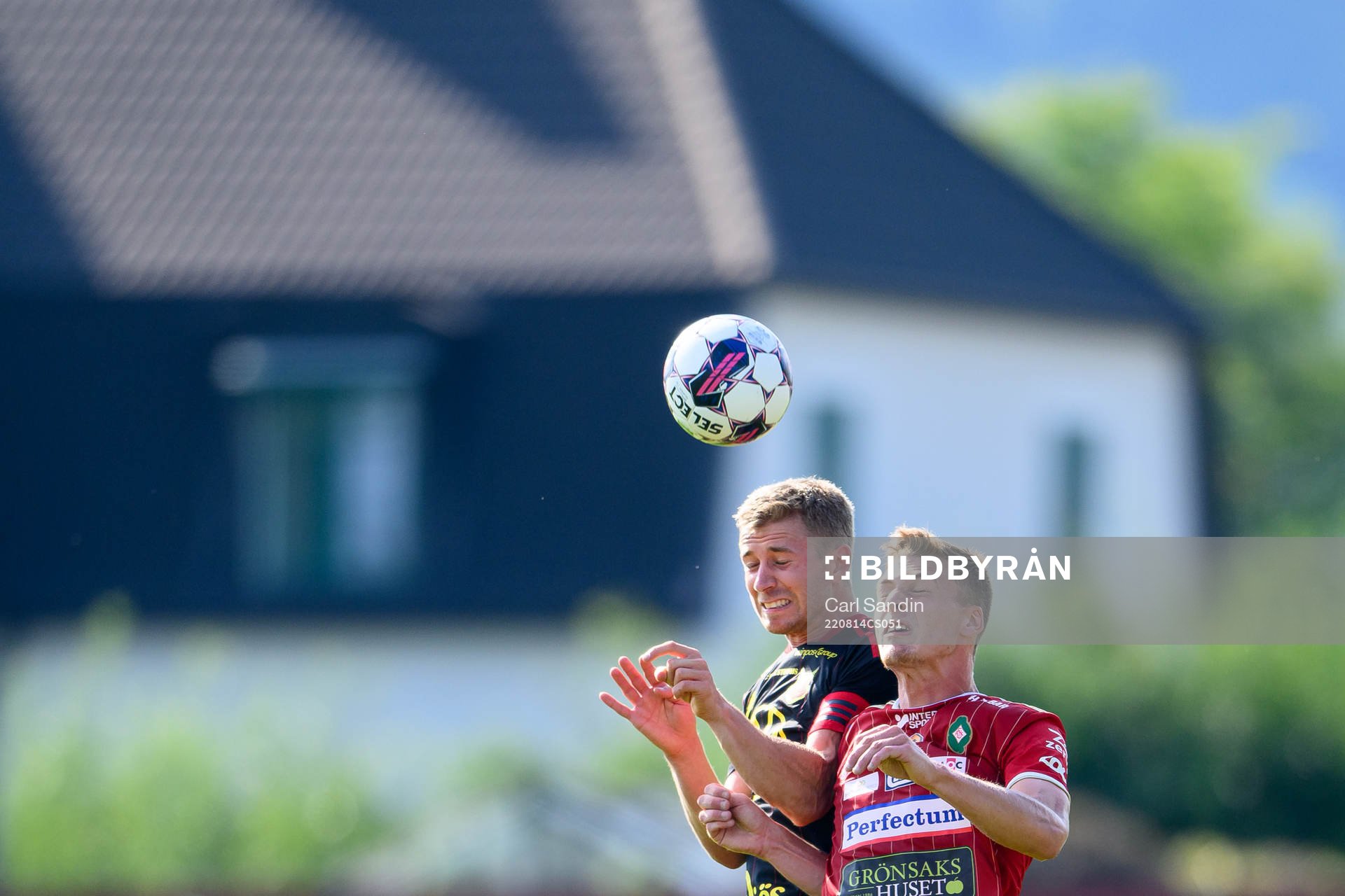 Östersunds Ludvig Fritzson och Skövde AIKs Villiam Granath