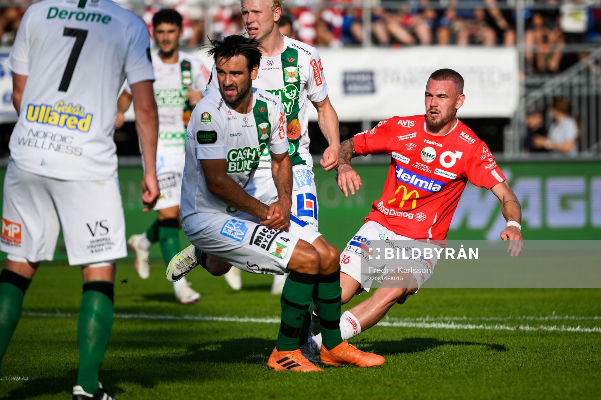 Varbergs Oliver Stanisic och Degerfors Rasmus Örqvist