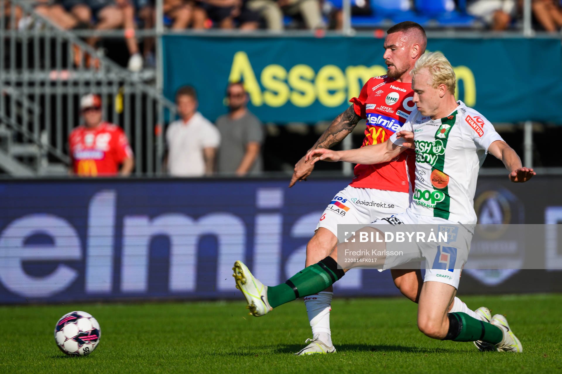 Degerfors Rasmus Örqvist och Varbergs André Boman