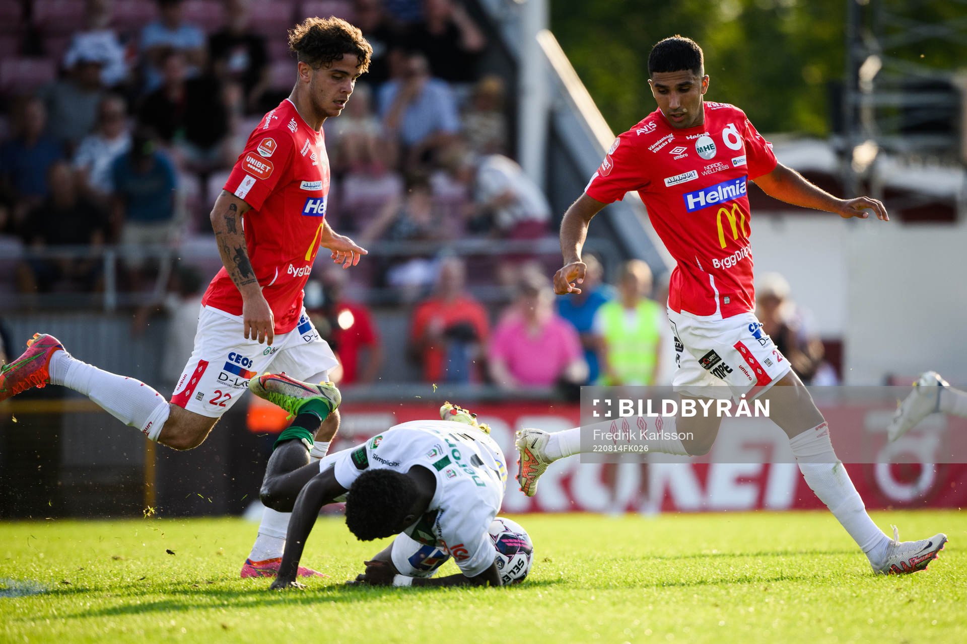 Degerfors Justin Salmon, Varbergs André Boman, Degerfors