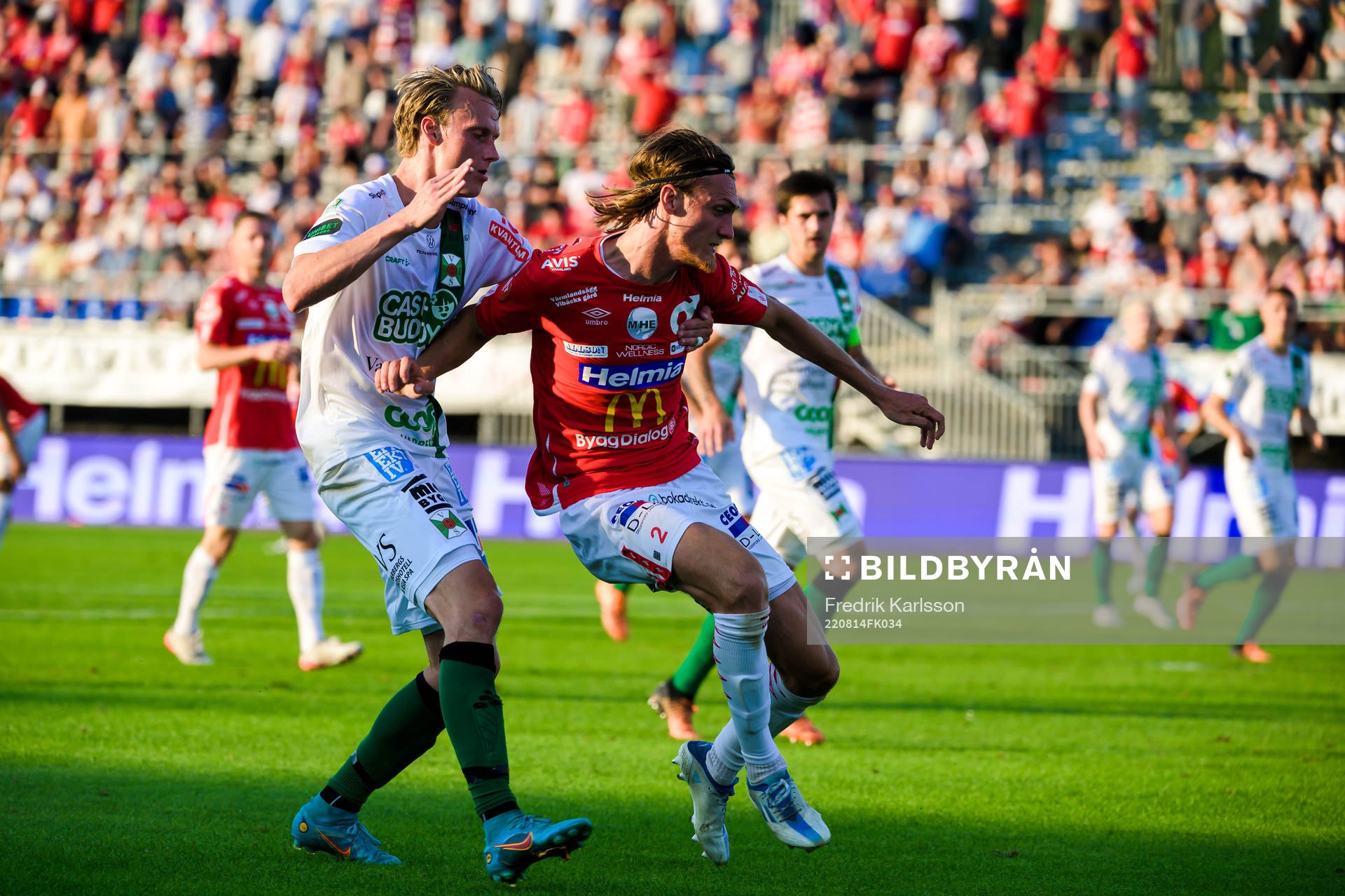 Varbergs Alexander Johansson och Degerfors Gustav Granath