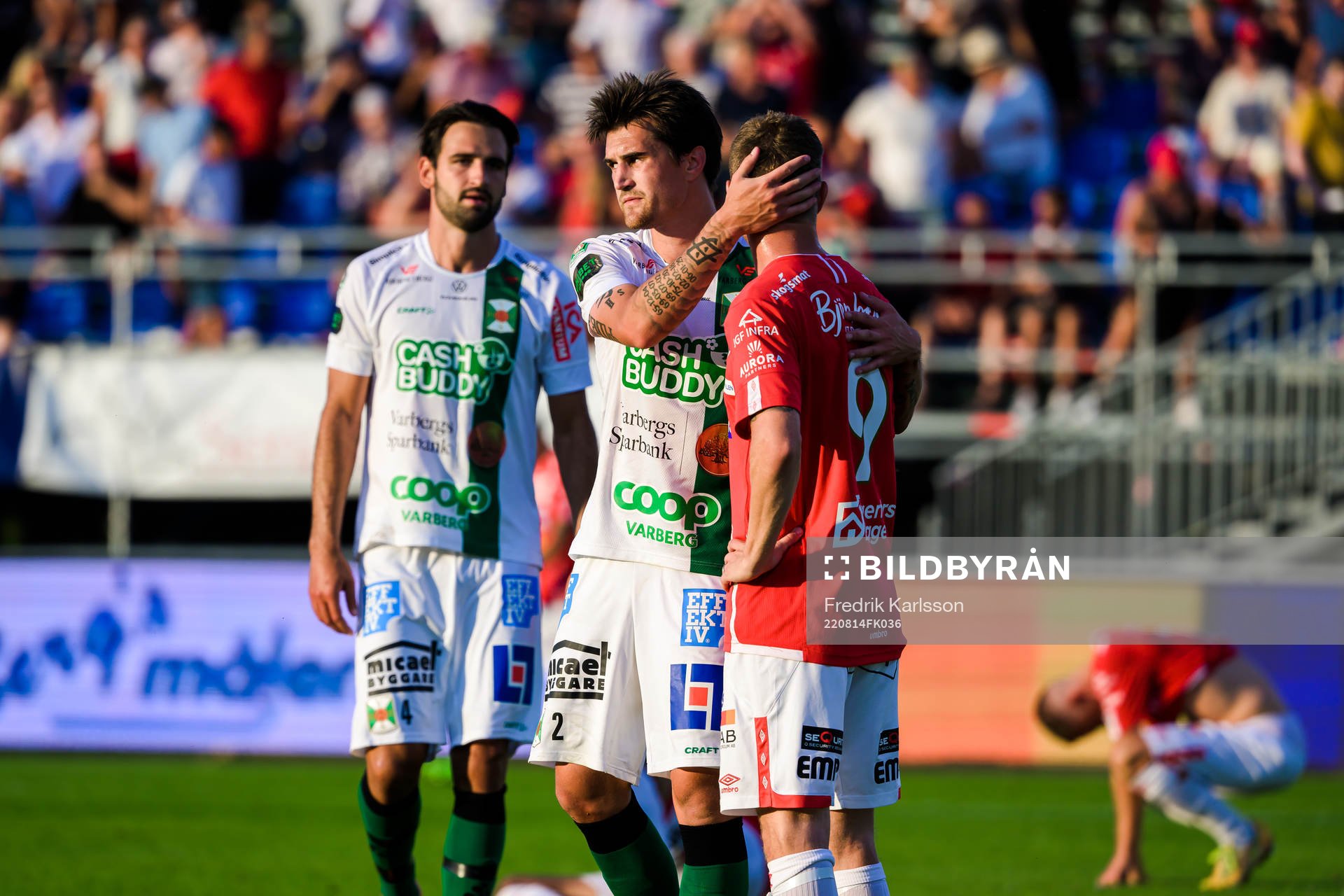Varbergs Jon Birkfeldt och Degerfors Johan Bertilsson