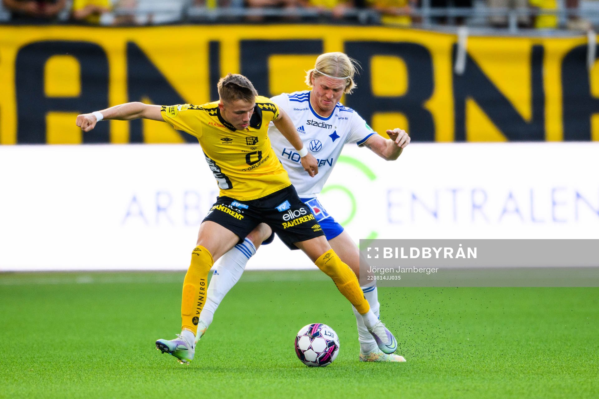 Elfsborgs Jacob Ondrejka och IFK Norrköpings Daniel Fritz