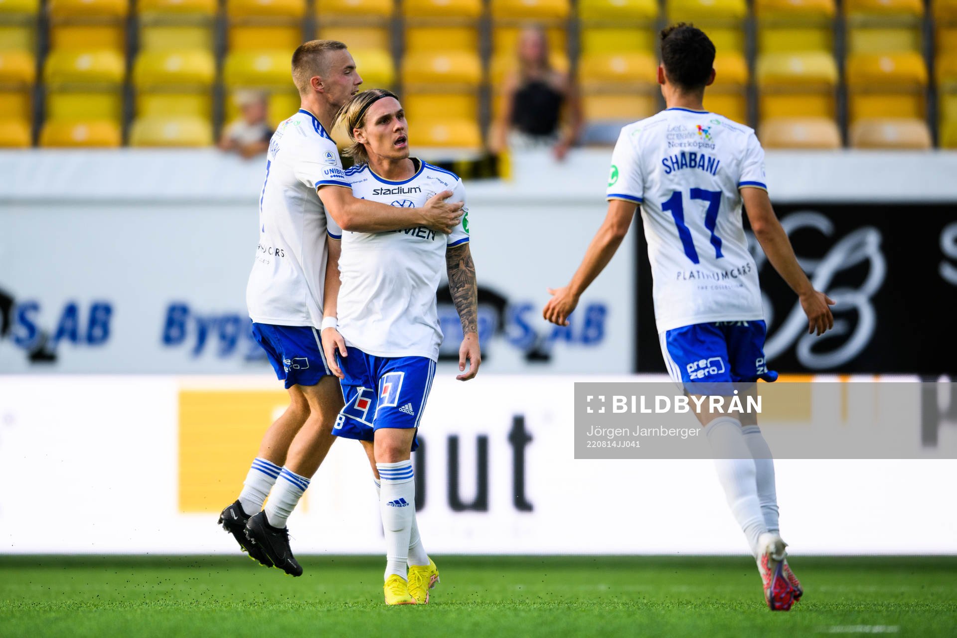 IFK Norrköpings Arnor Sigurdsson, Jacob Ortmark och
