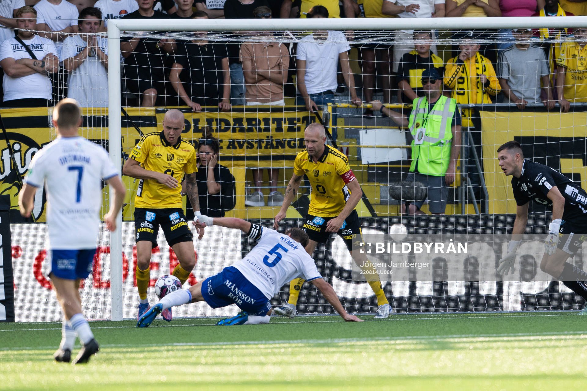 Elfsborgs Sebastian Holmén och Johan Larsson