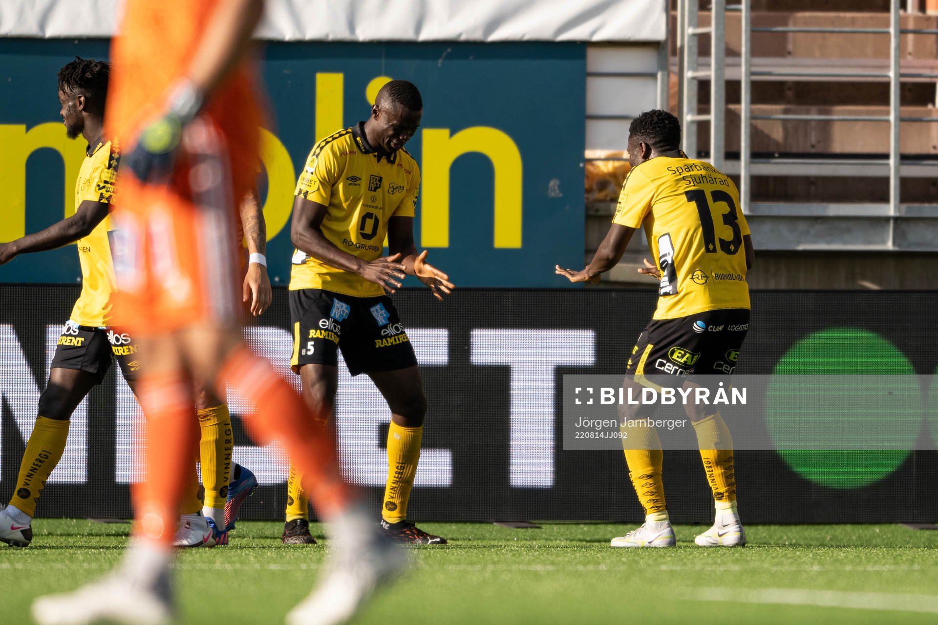 Elfsborgs Michael Baidoo och Maudo Lamine Jarjué