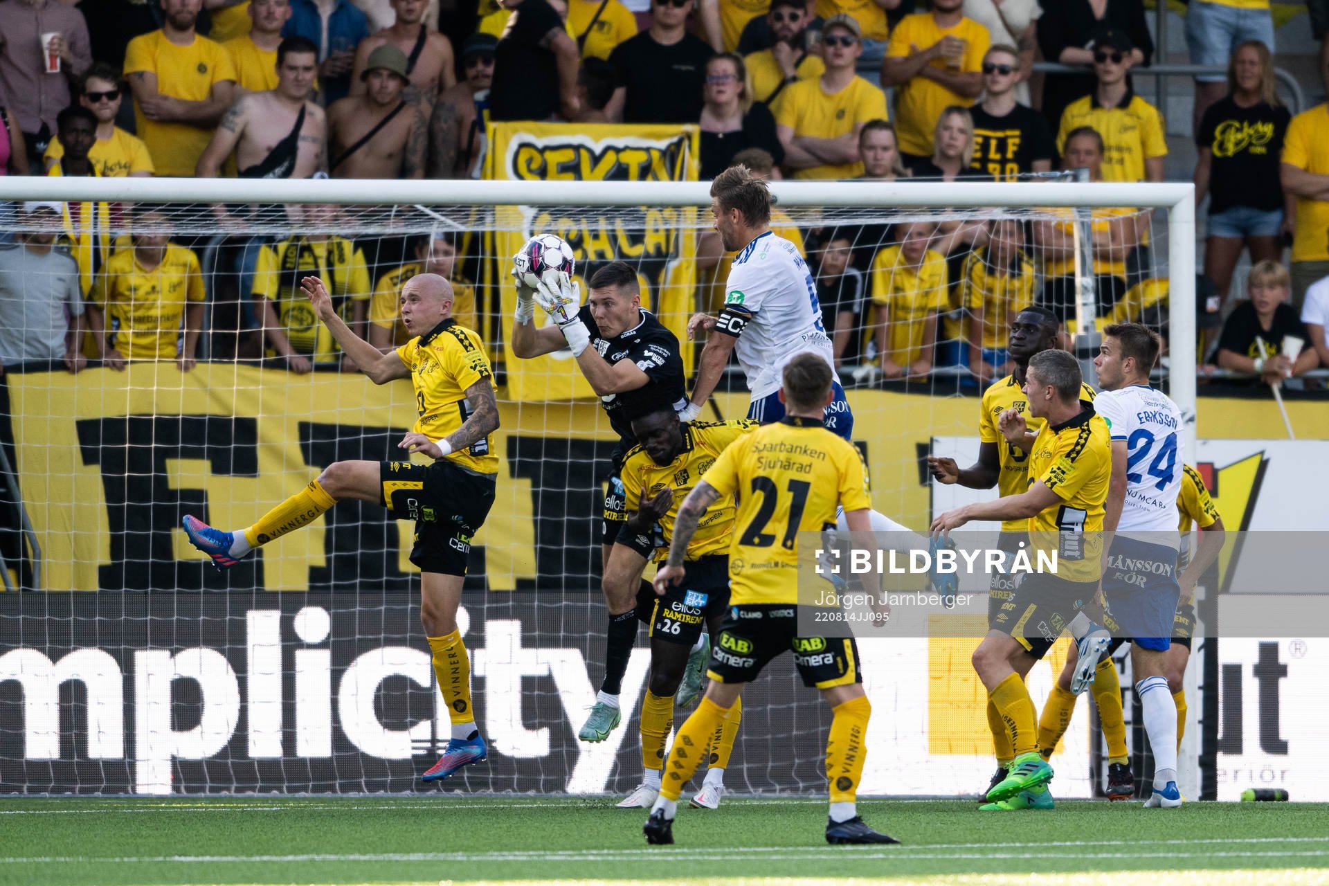 Elfsborgs målvakt Hákon Valdimarsson och IFK Norrköpings