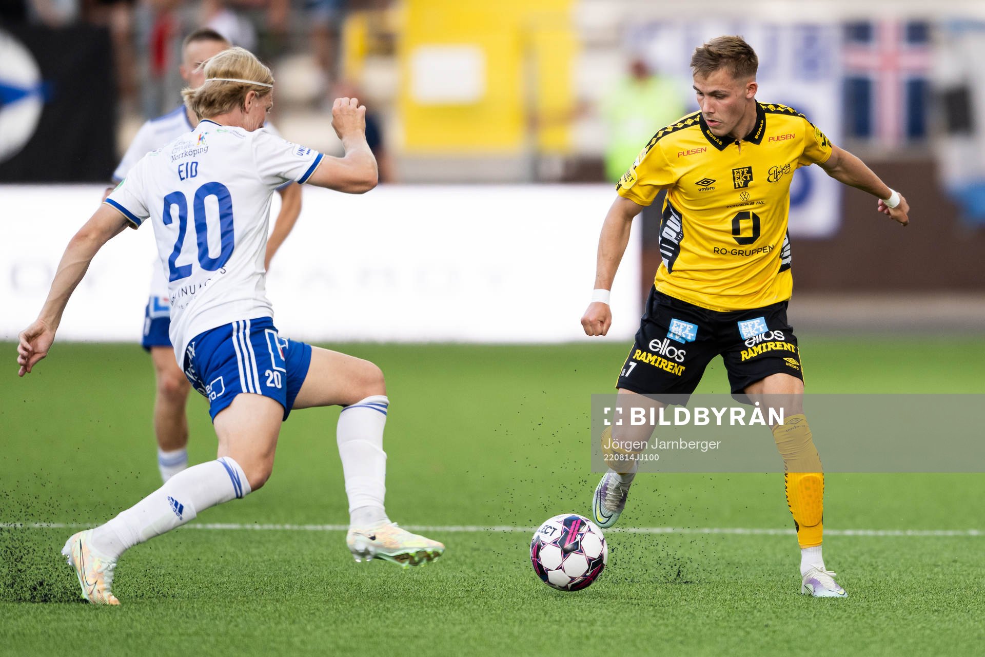 IFK Norrköpings Daniel Fritz Eid och Elfsborgs Jacob