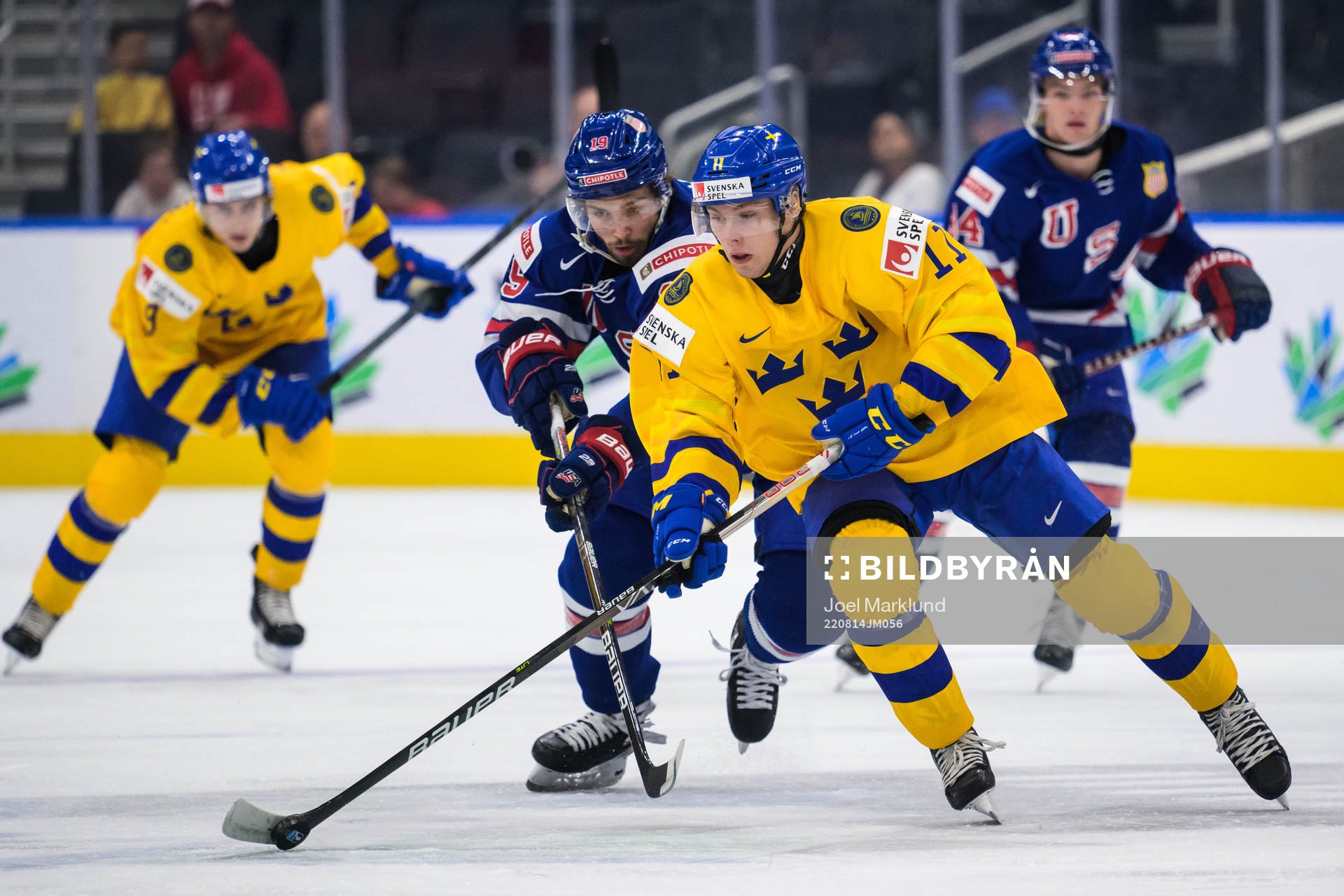 Landon Slaggert of USA and Fabian Lysell of Sweden